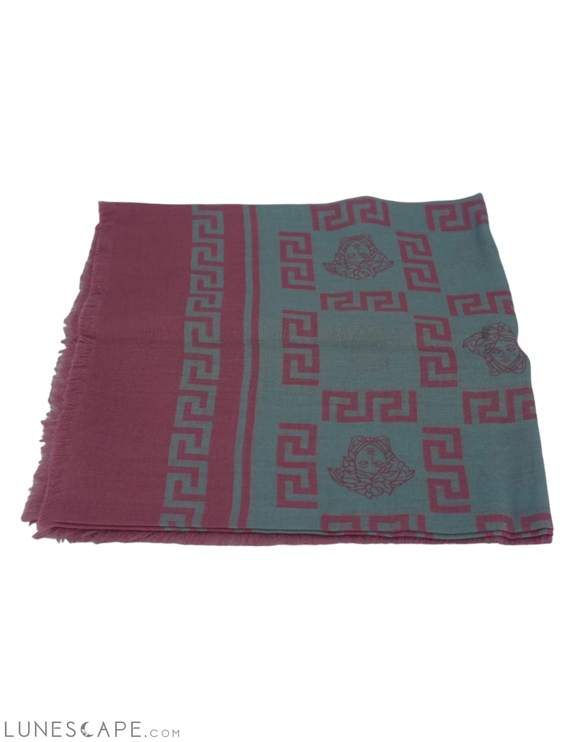 Versace Light Pink MD and Cashmare Medusa Scarf Scarves - Women