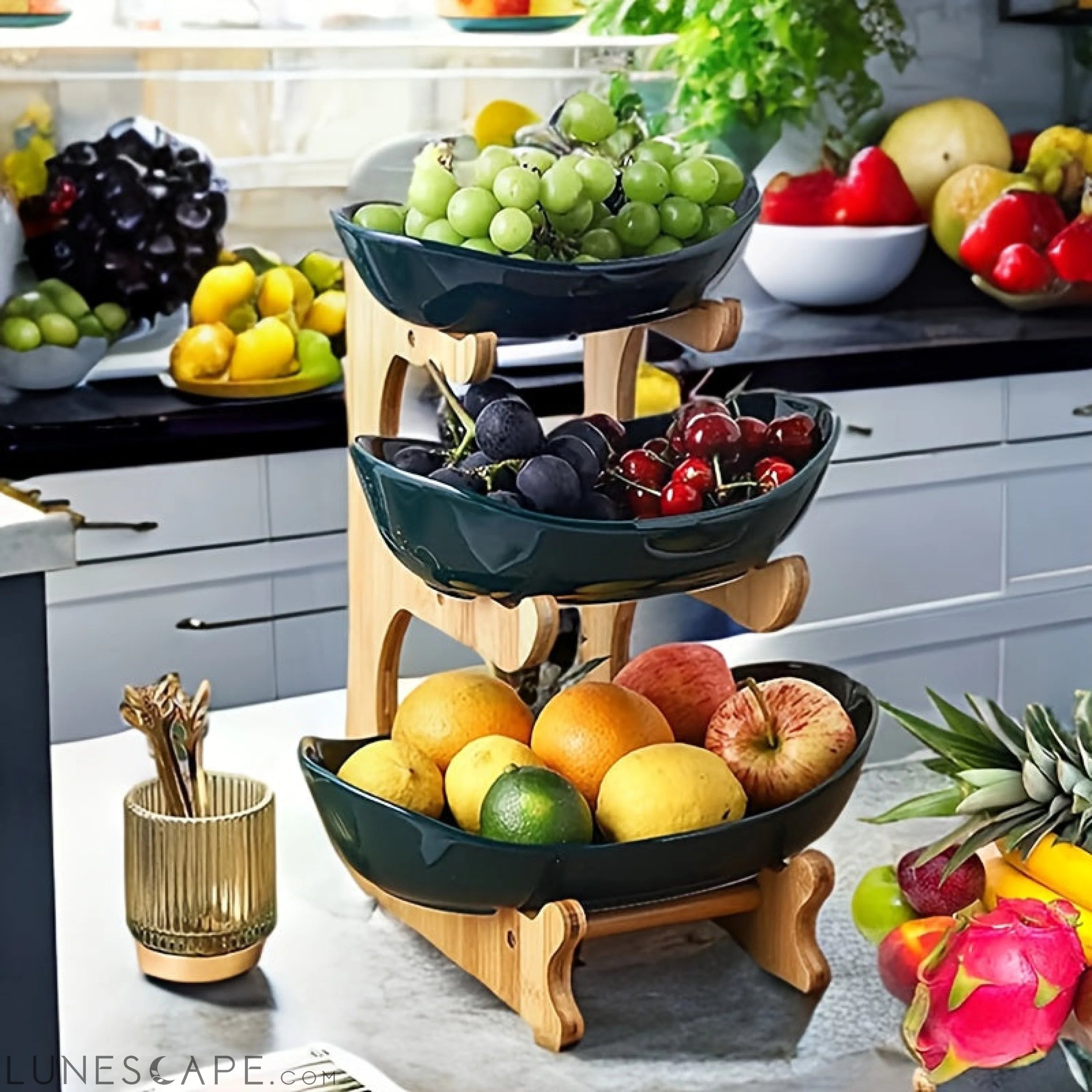 Versatile MultiTiered Fruit Bowl Set for Any Occasion LUNESCAPE