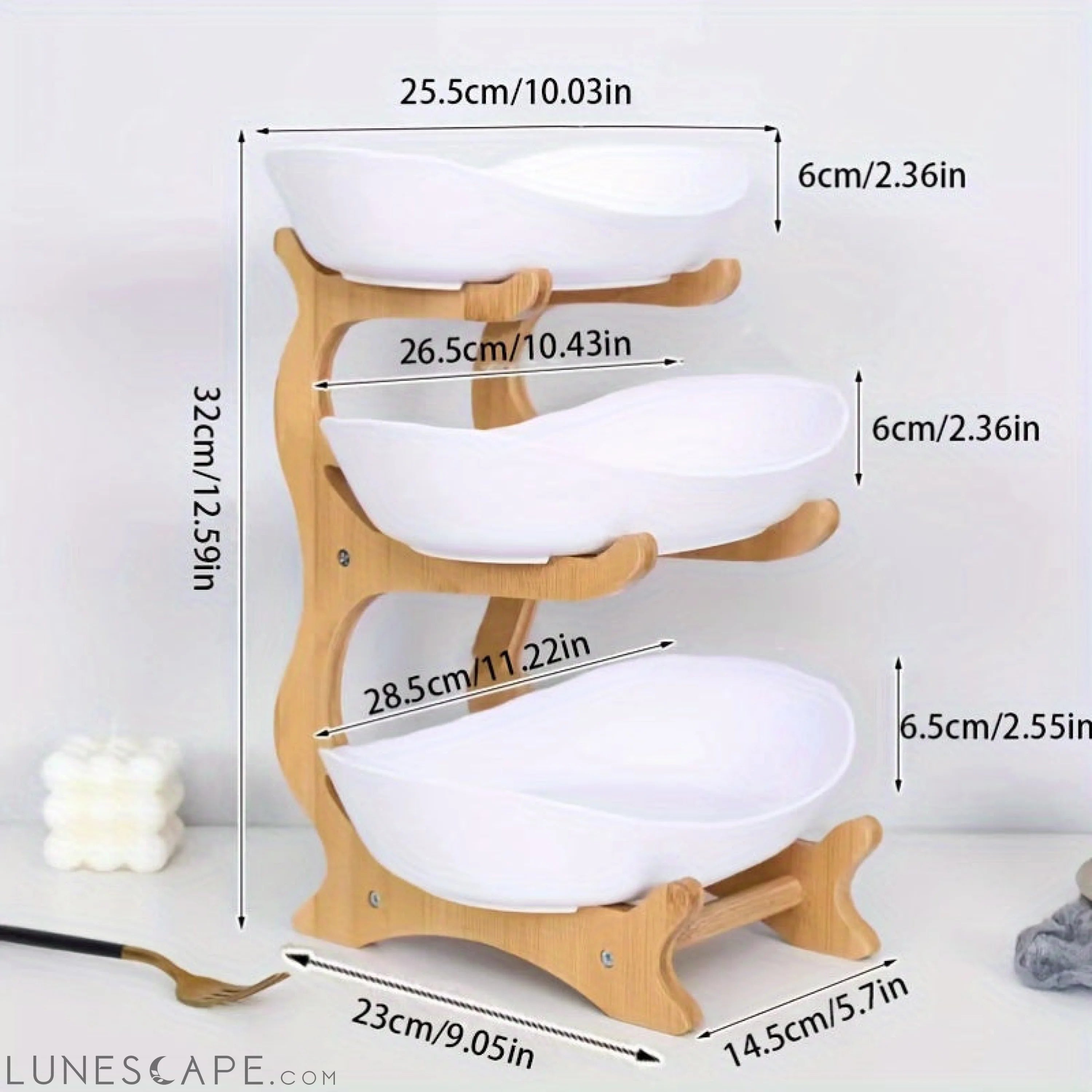 Versatile MultiTiered Fruit Bowl Set for Any Occasion LUNESCAPE