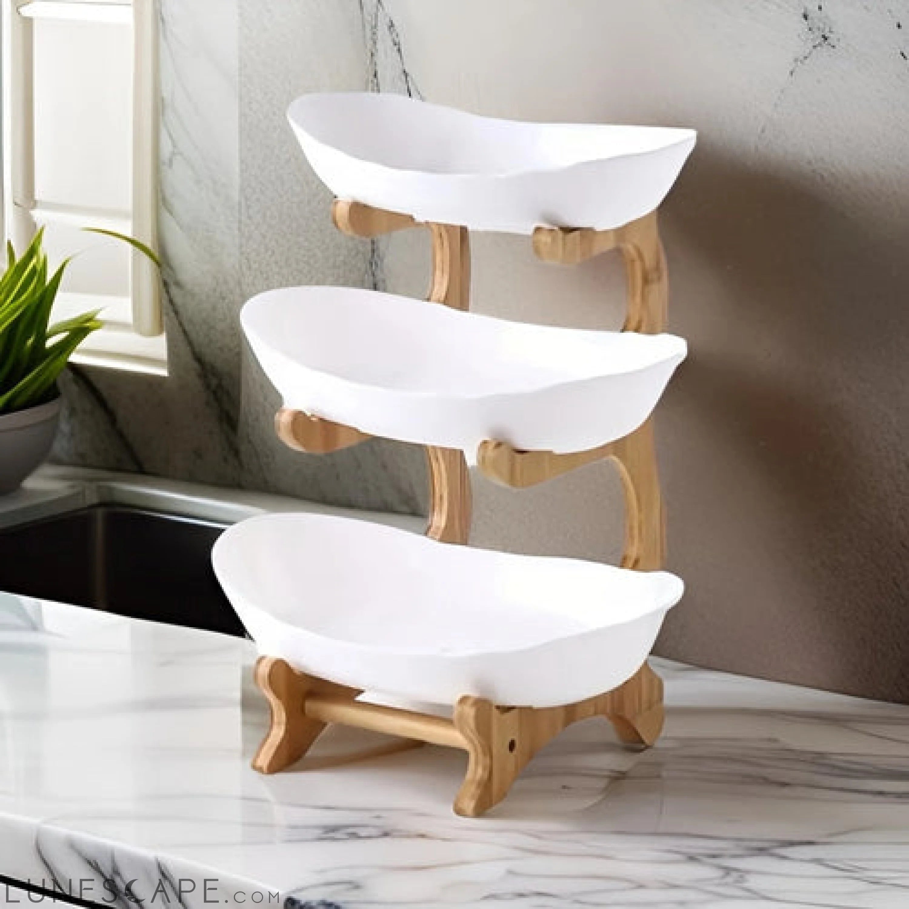 Versatile MultiTiered Fruit Bowl Set for Any Occasion LUNESCAPE