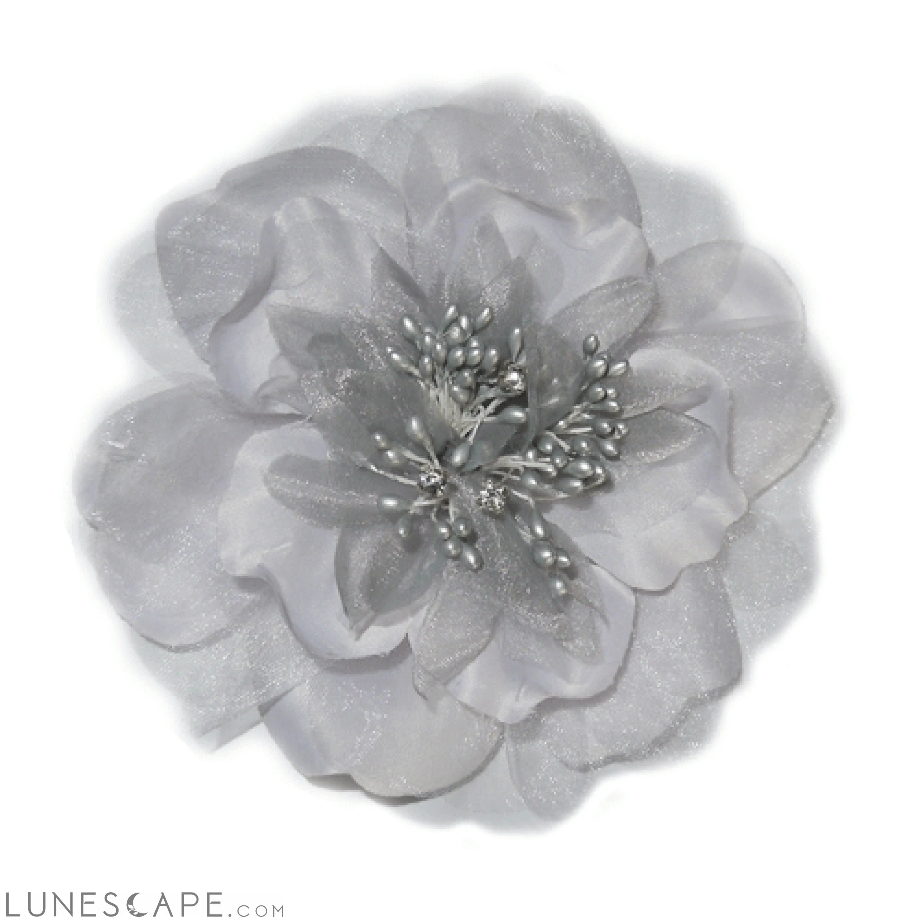 Victoria Collar Flower - Silver LUNESCAPE