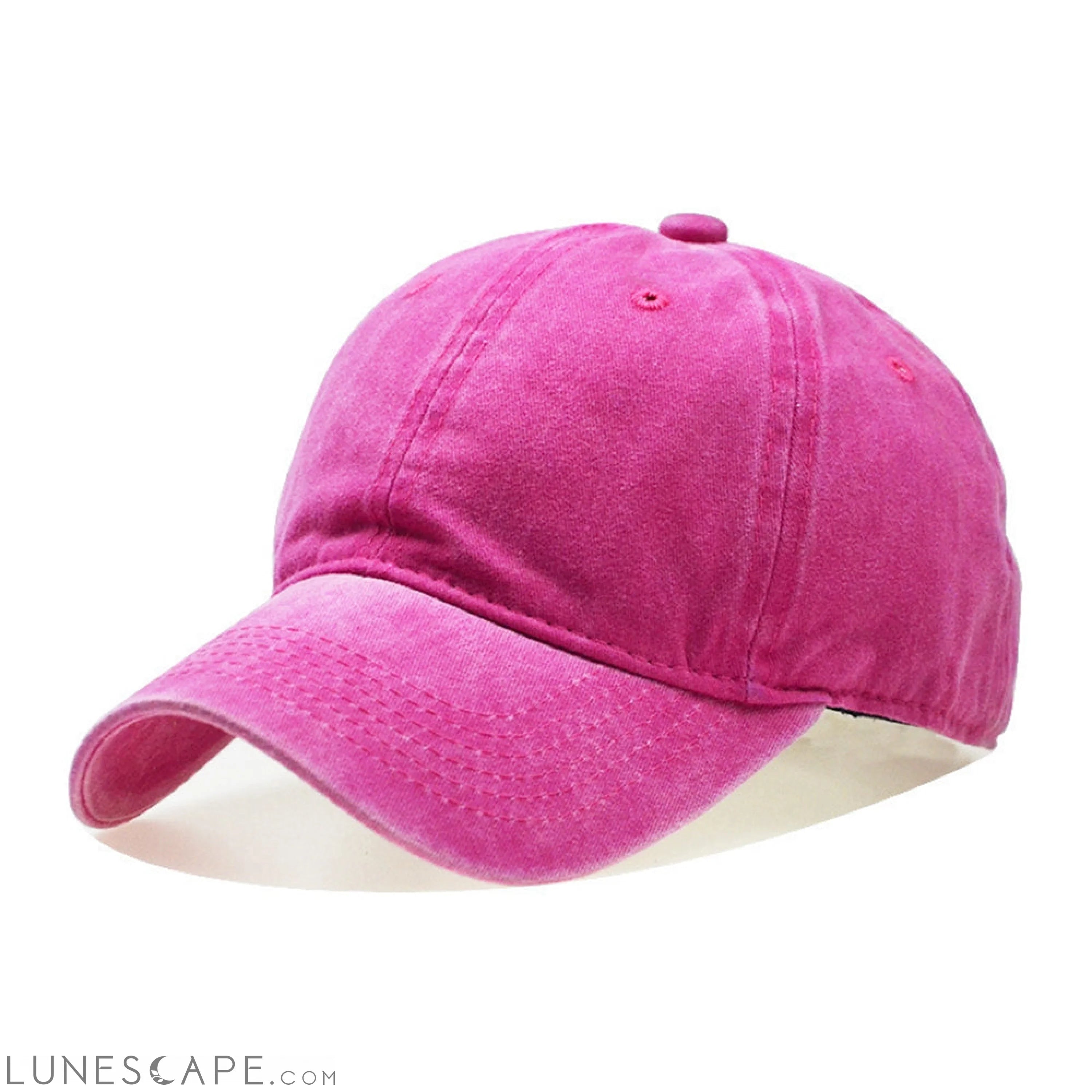Vintage Washed Distressed Baseball Cap Adjustable Dad-Hat LUNESCAPE