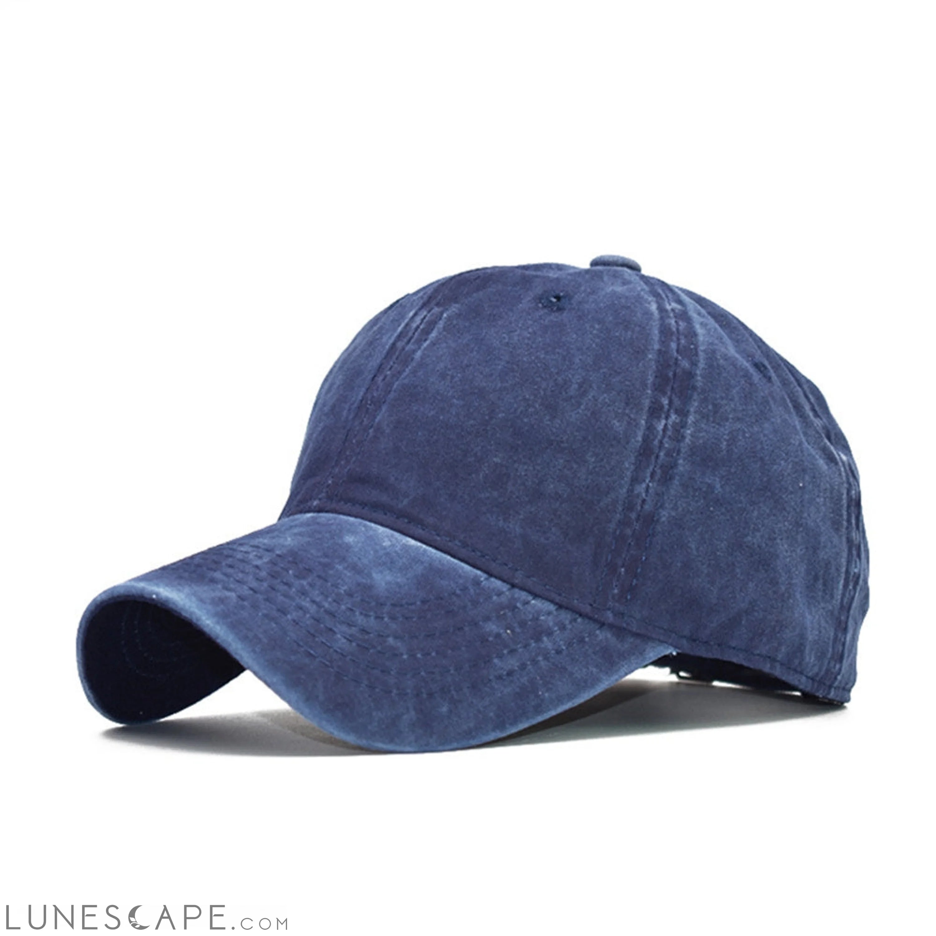 Vintage Washed Distressed Baseball Cap Adjustable Dad-Hat LUNESCAPE