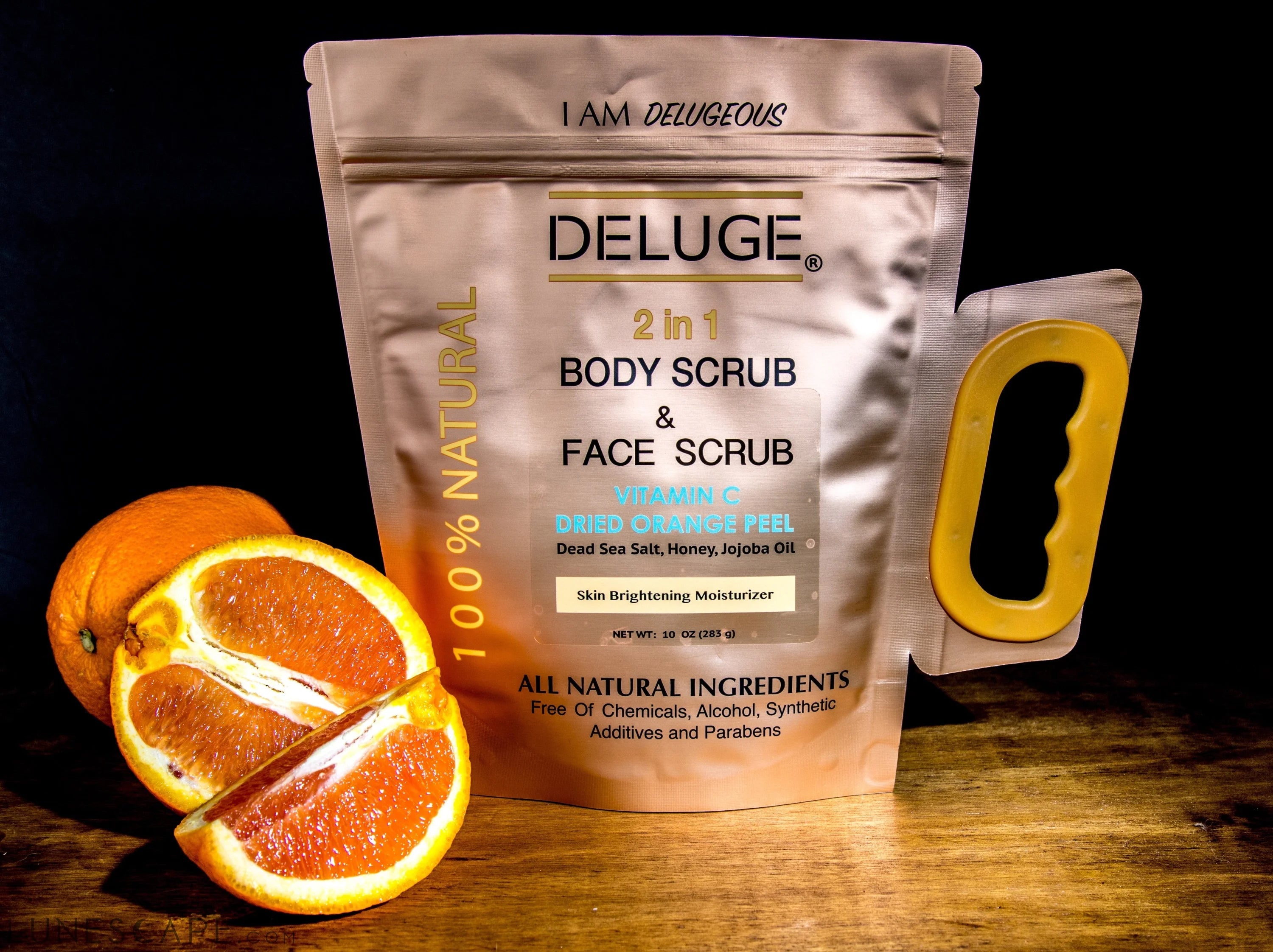 Vitamin C Scrub Dried Orange Peel LUNESCAPE