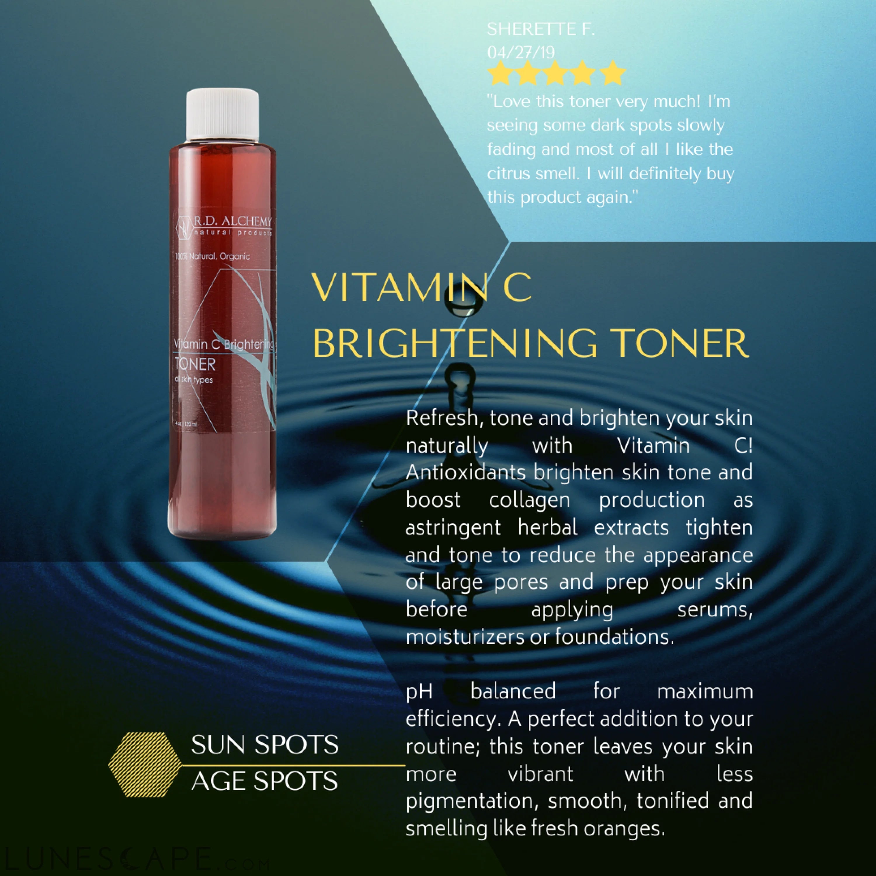 Vitamin C Toner LUNESCAPE