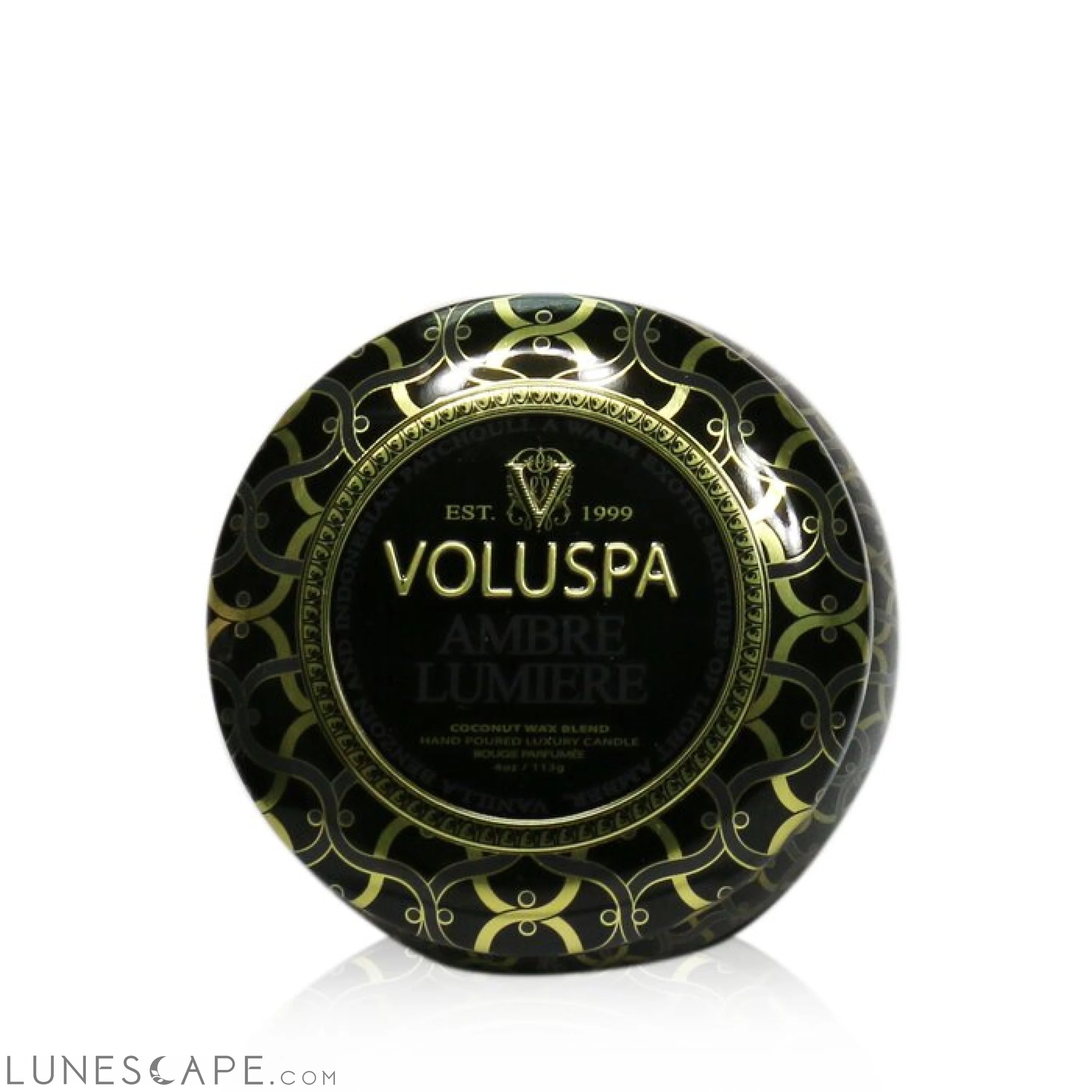 VOLUSPA - Mini Tin Candle - Ambre Lumiere LUNESCAPE