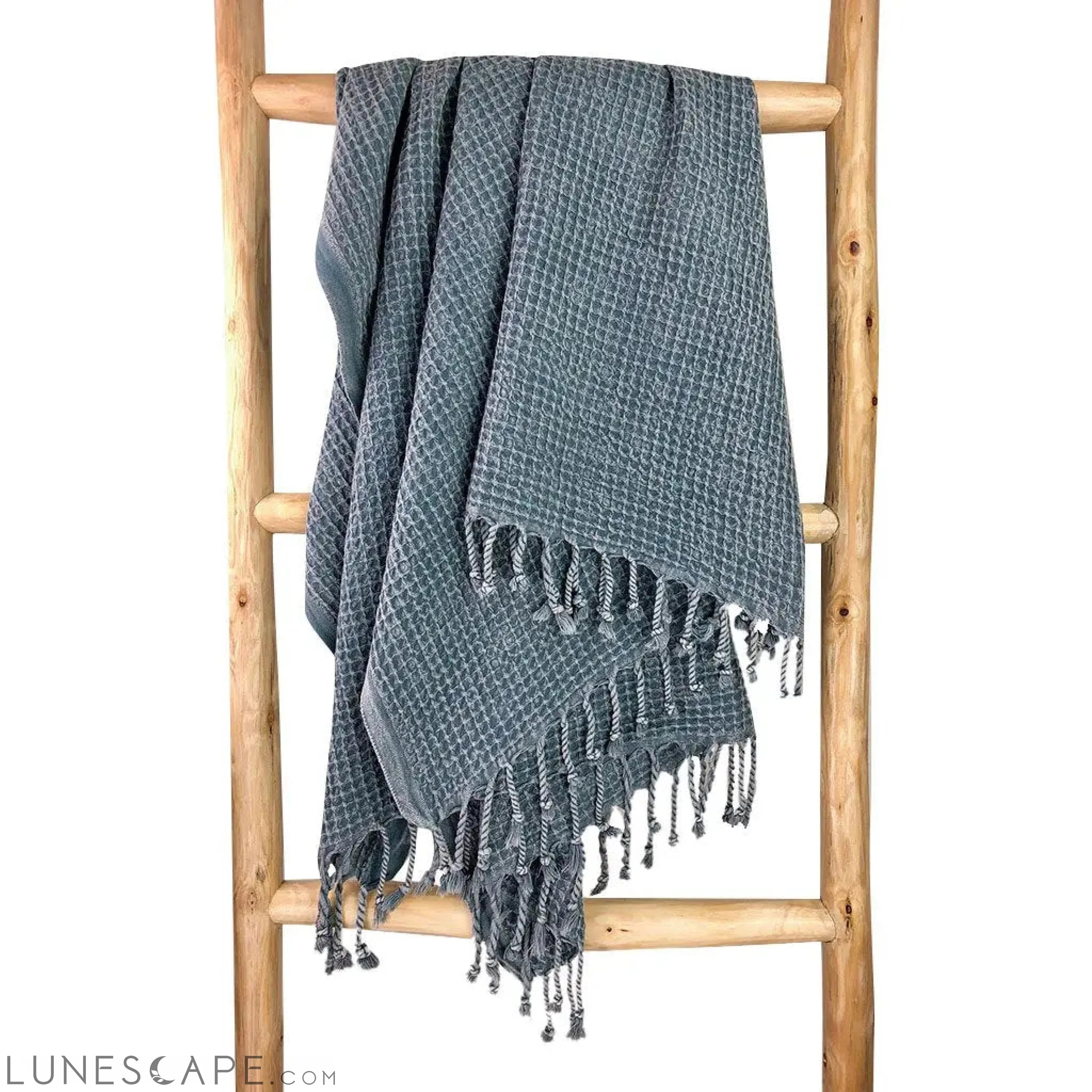 Waffle Weave Turkish Towel LUNESCAPE