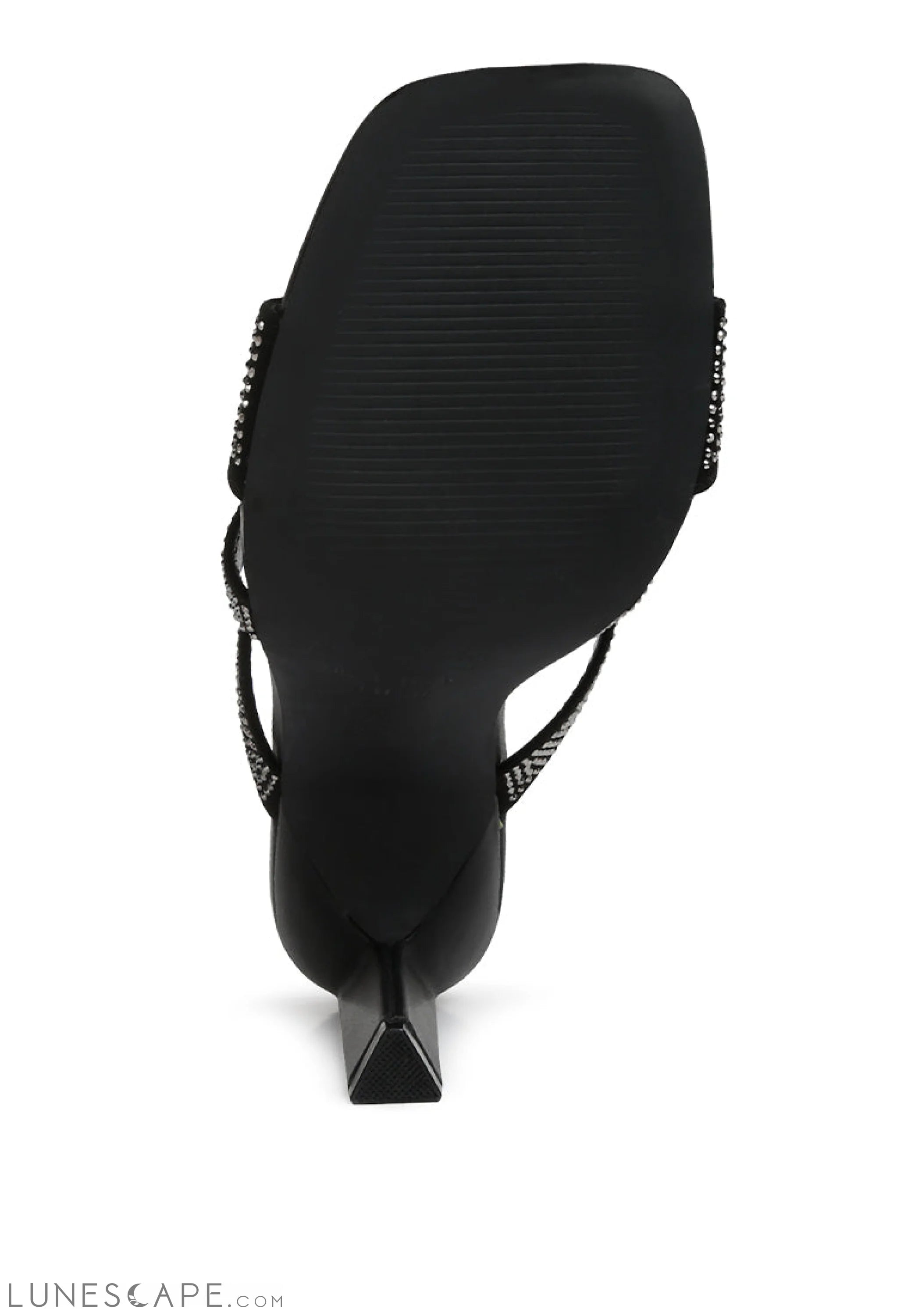 Wapit Rhinestone Embellished Straps Sandals LUNESCAPE