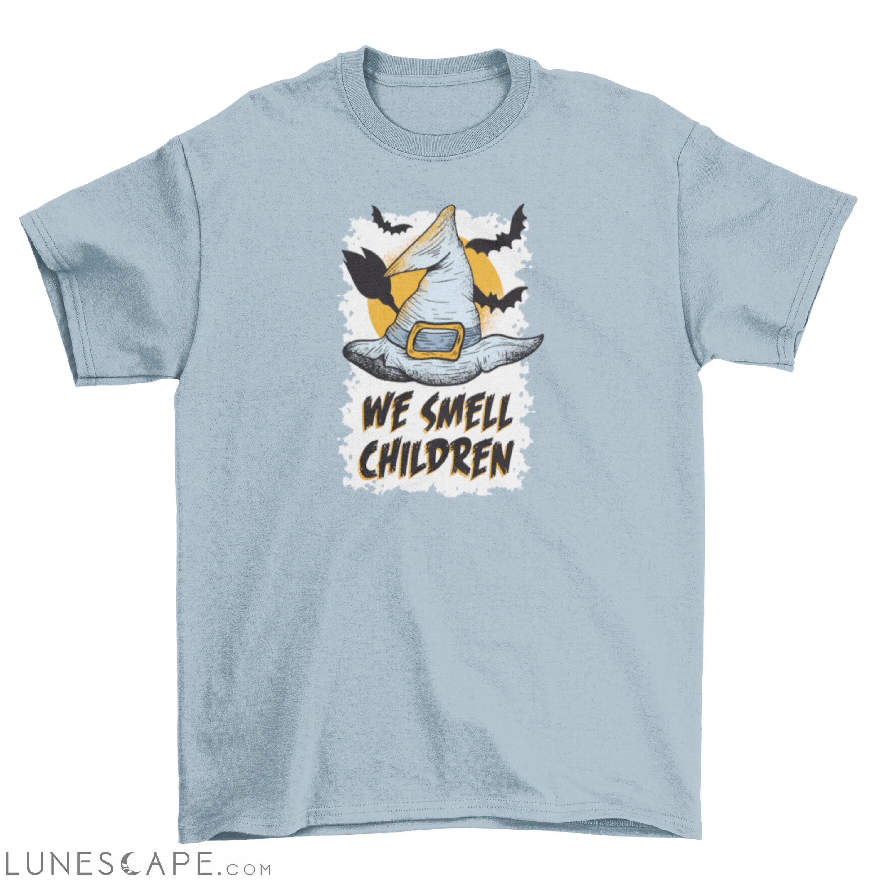 We smell children t-shirt design LUNESCAPE
