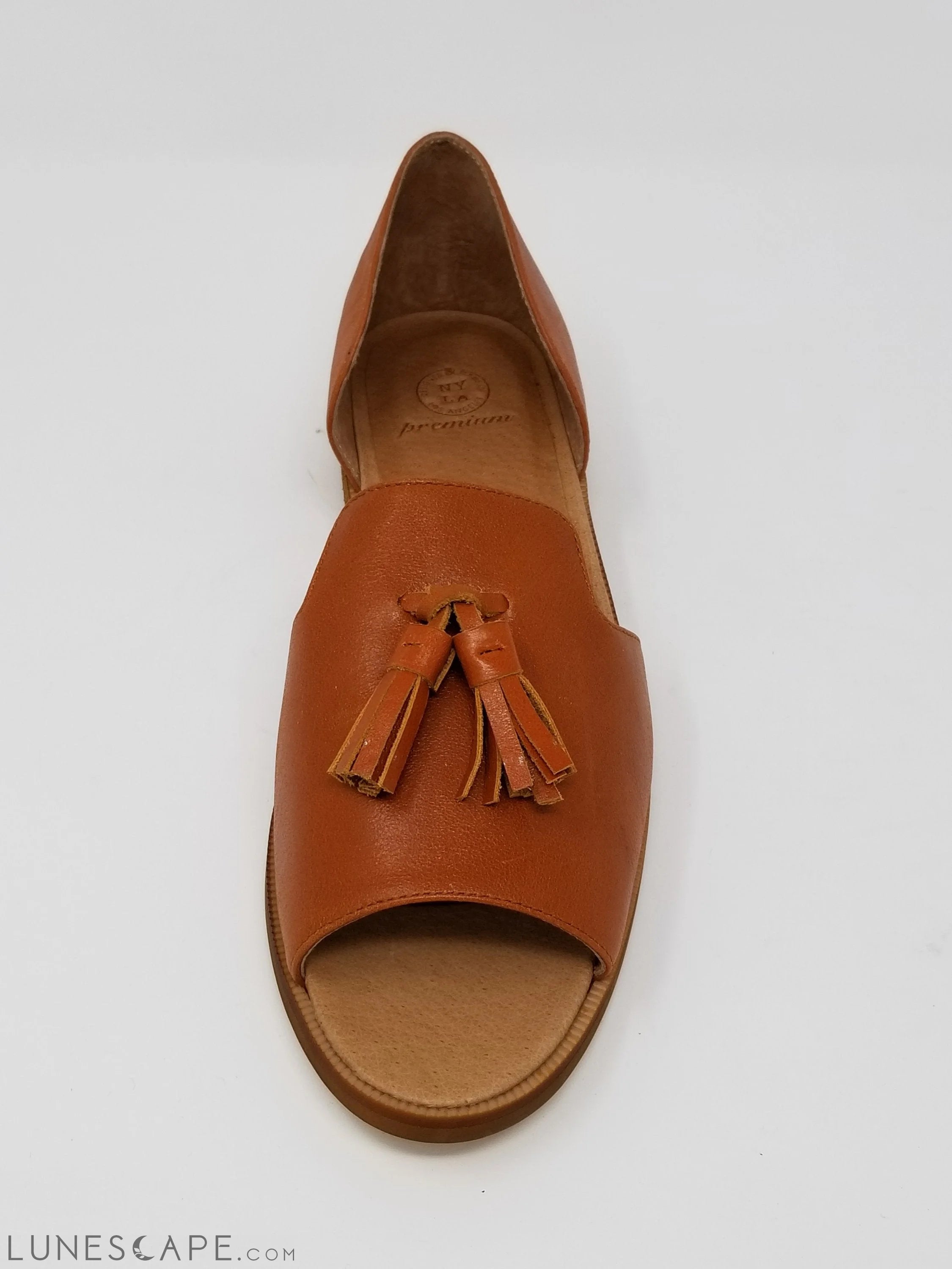Westlake Open-Toed Flat Tassel Sandals LUNESCAPE