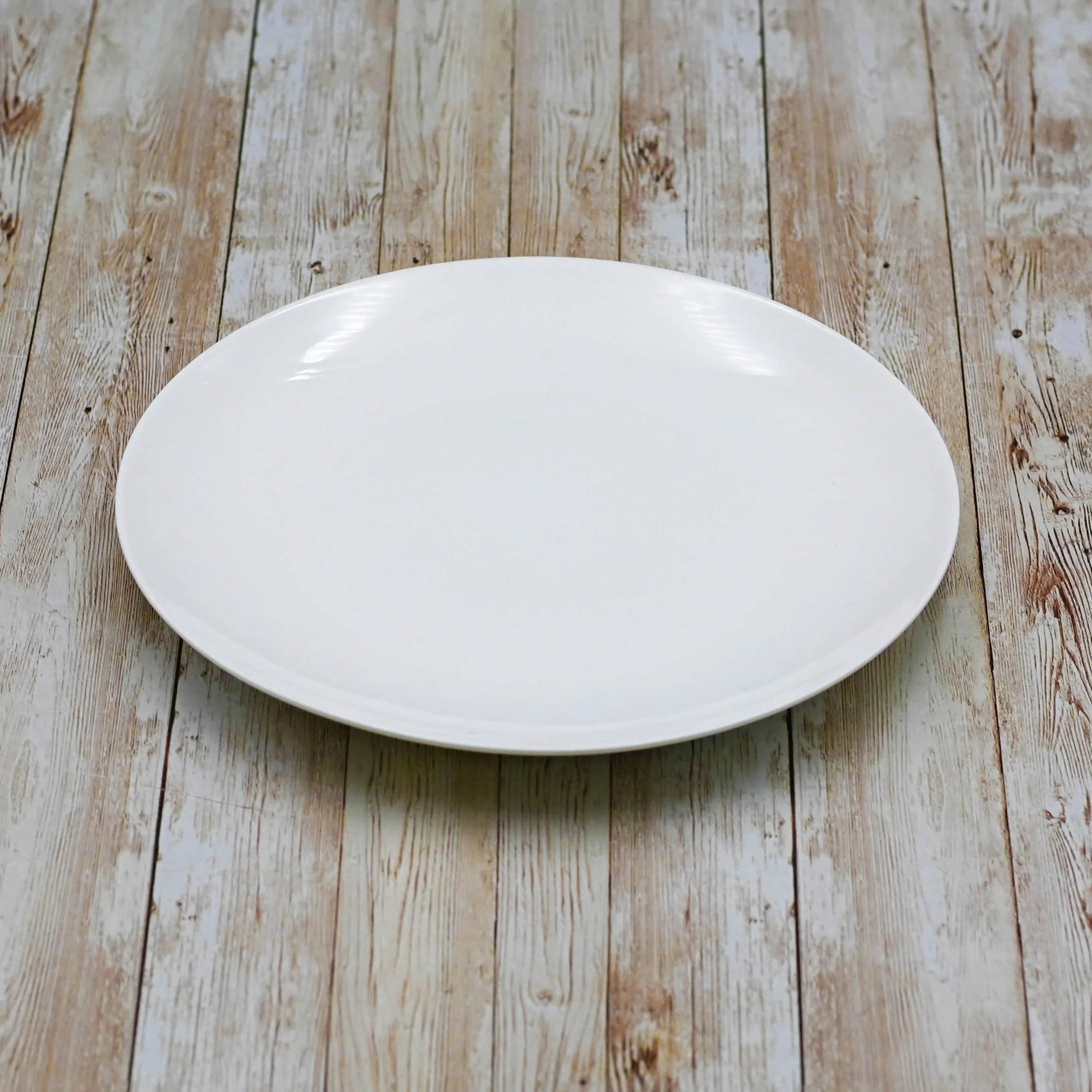 White Dinner Plate 10" inch | 25.5 Cm LUNESCAPE