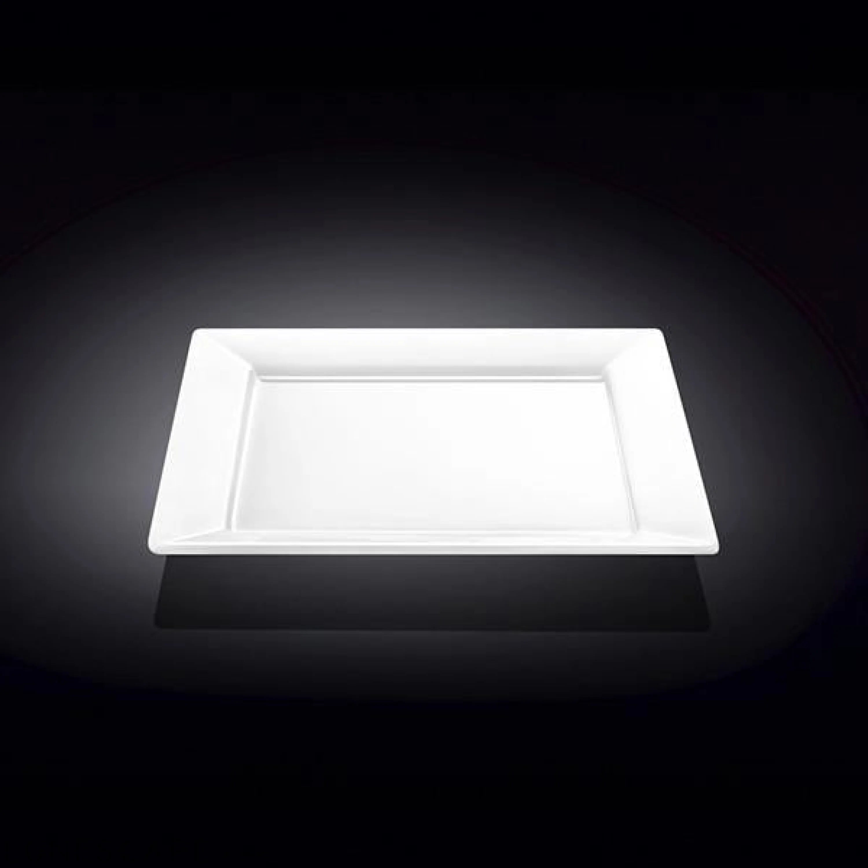 White Dinner Plate 10" inch X 10" inch| 25 X 25 Cm LUNESCAPE