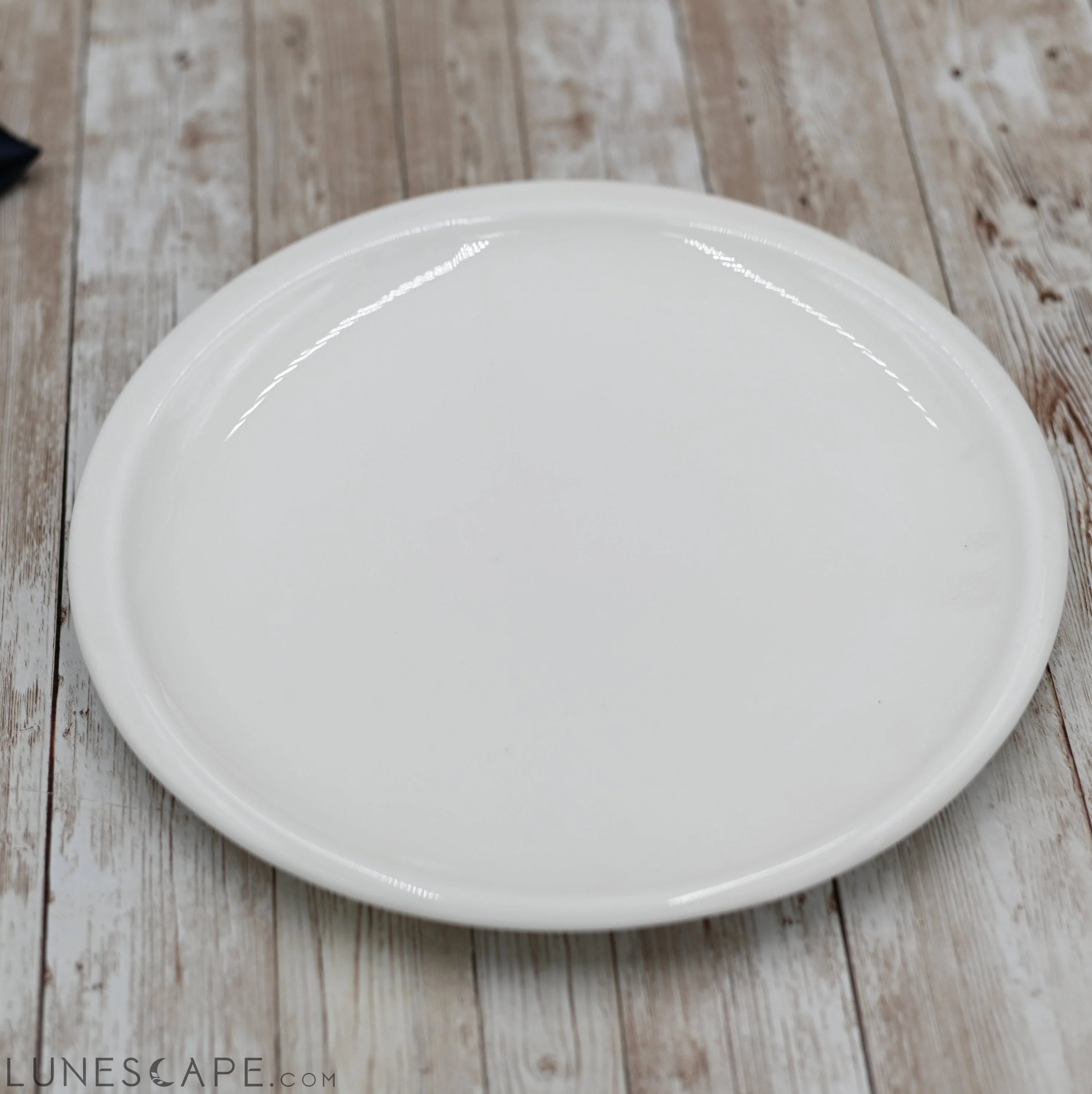 White Dinner Plate 9.5" inch | 24 Cm LUNESCAPE