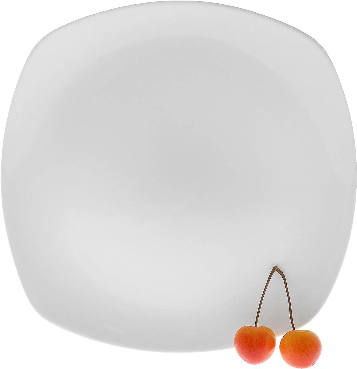 White Dinner Plate 9.75" inch X 9.75 | 24.5 X 24.5 CM LUNESCAPE