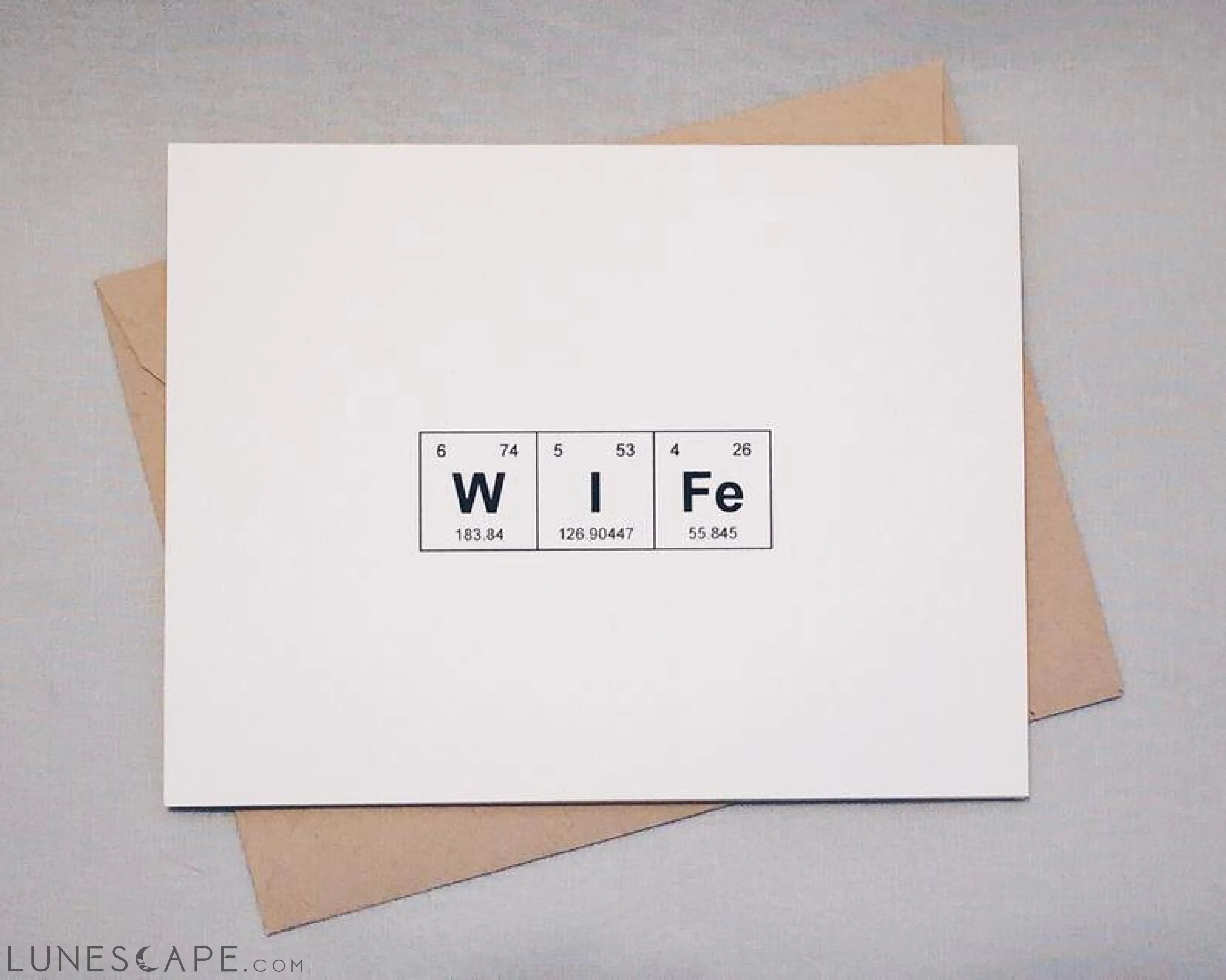 Wife Sentimental Elements Card LUNESCAPE