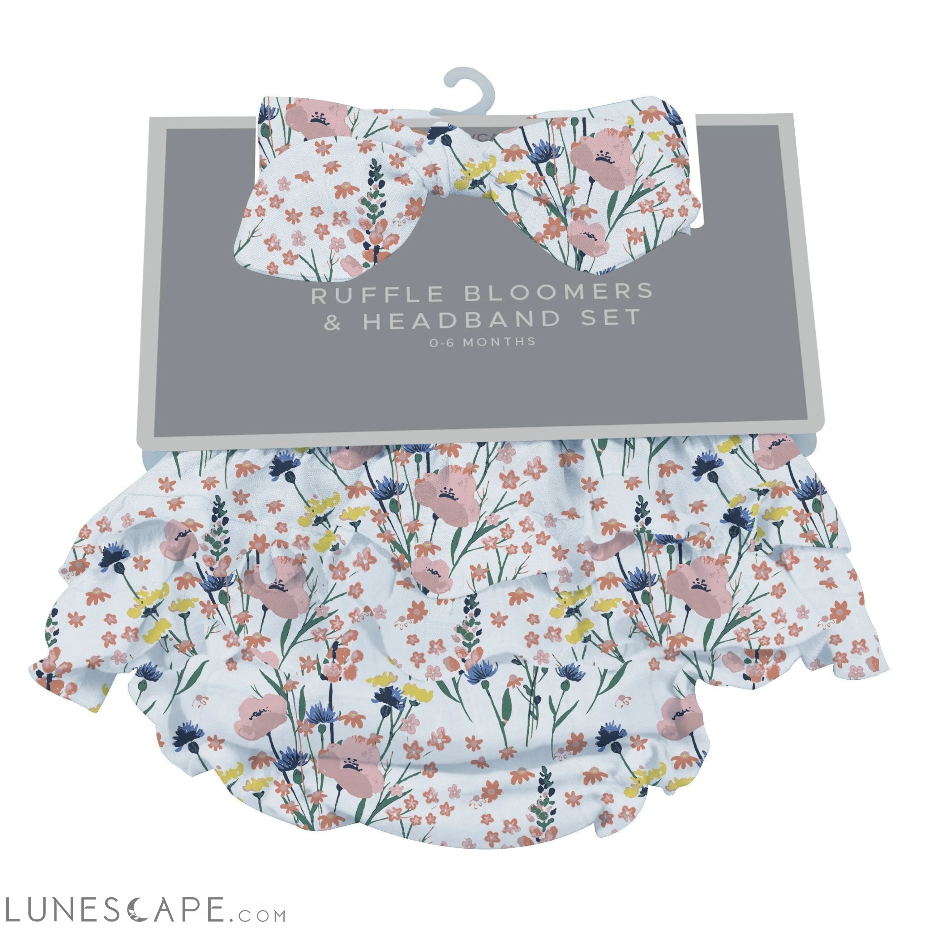 Wildflowers Ruffle Bloomers and Headband Set LUNESCAPE