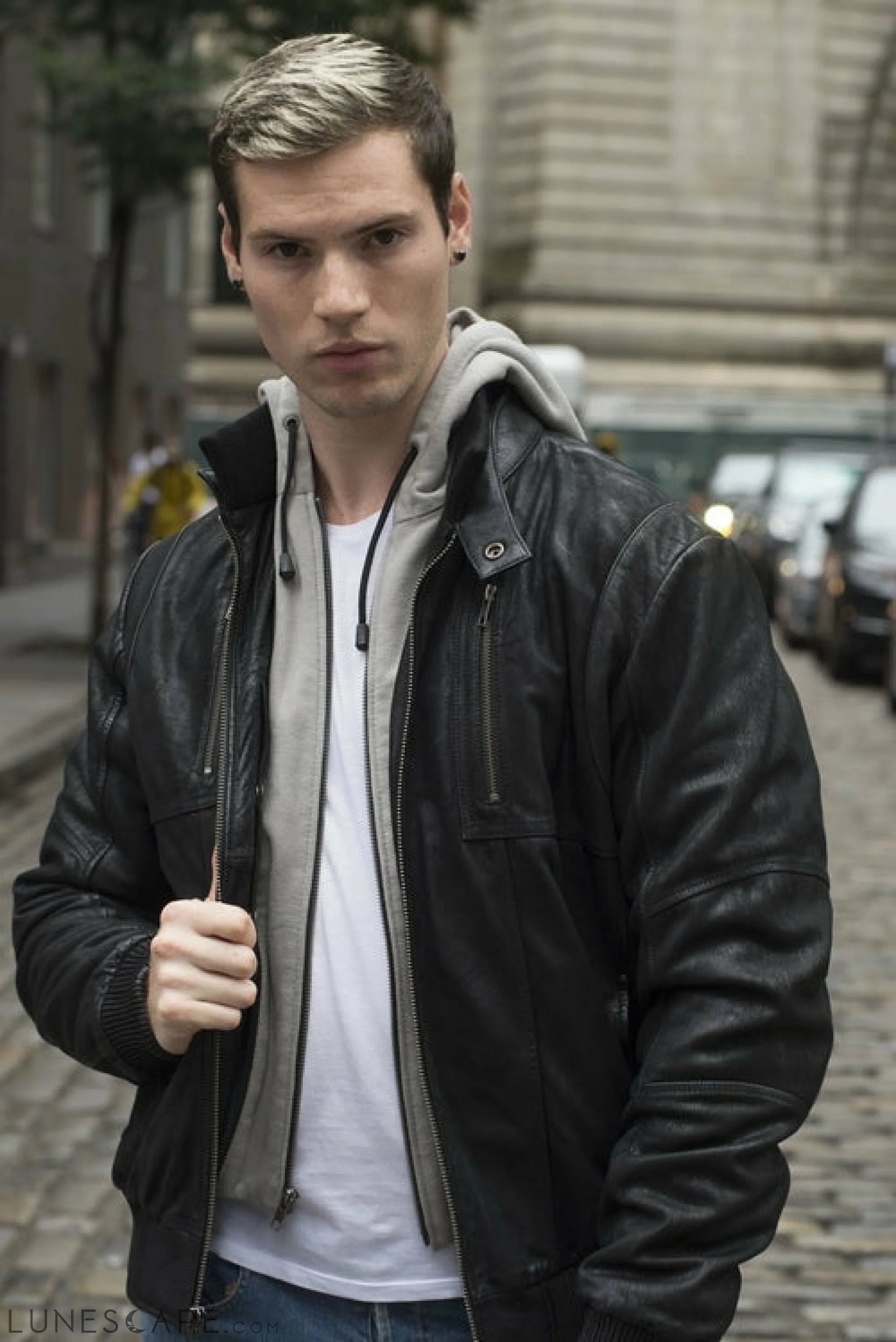 William - Men's Leather Jacket LUNESCAPE