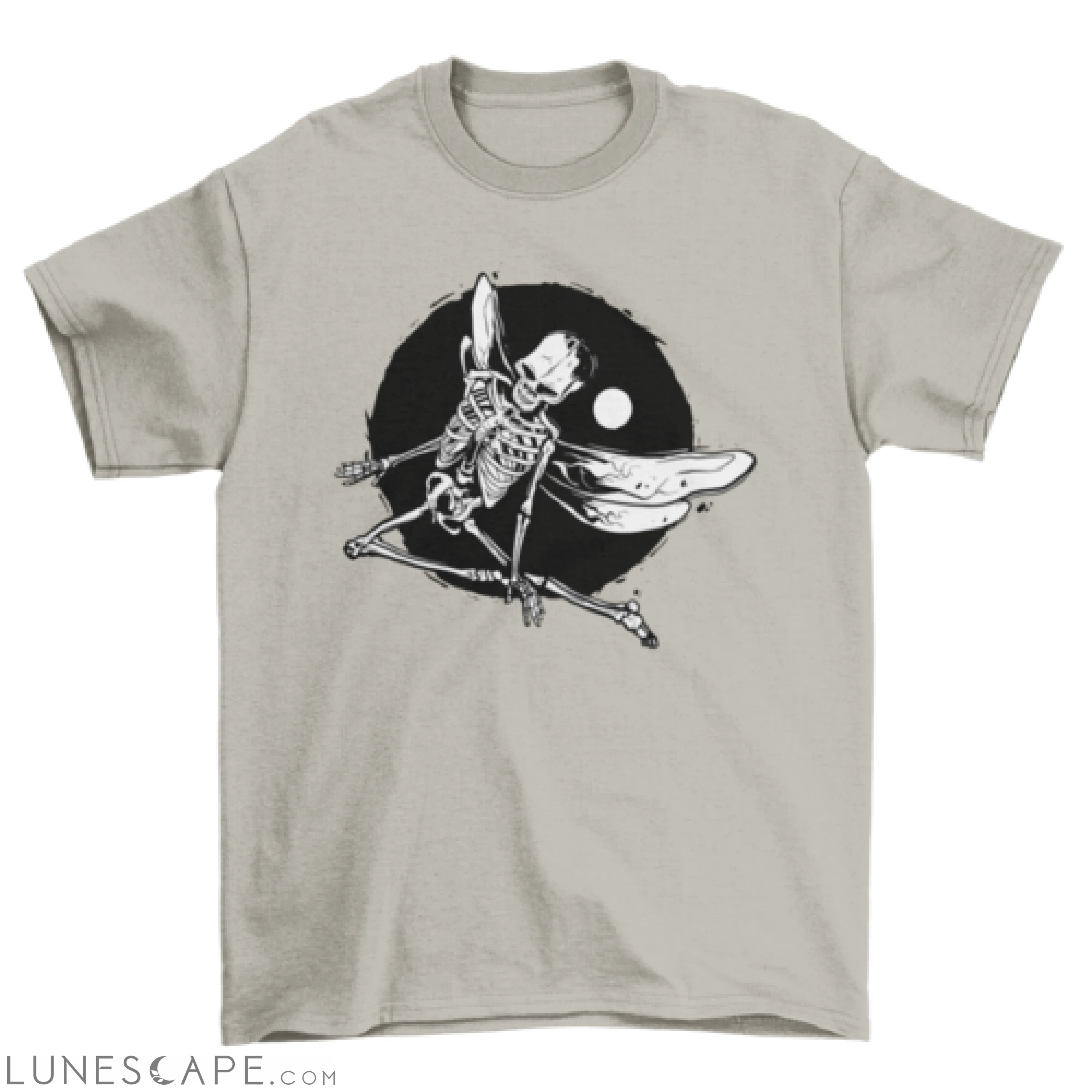 Winged skeleton grunge t-shirt LUNESCAPE