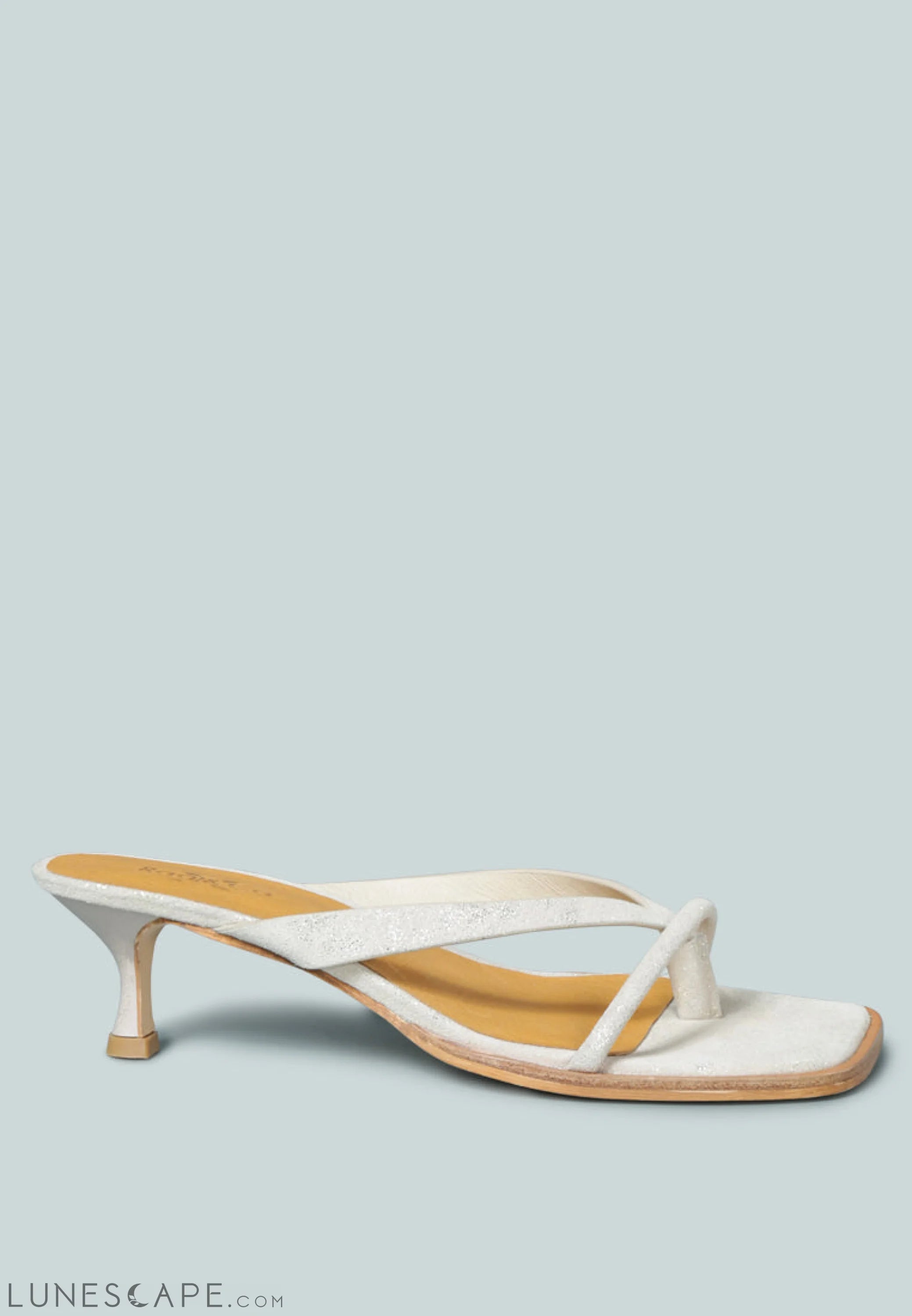 Winslet Heeled Thong Sandal LUNESCAPE