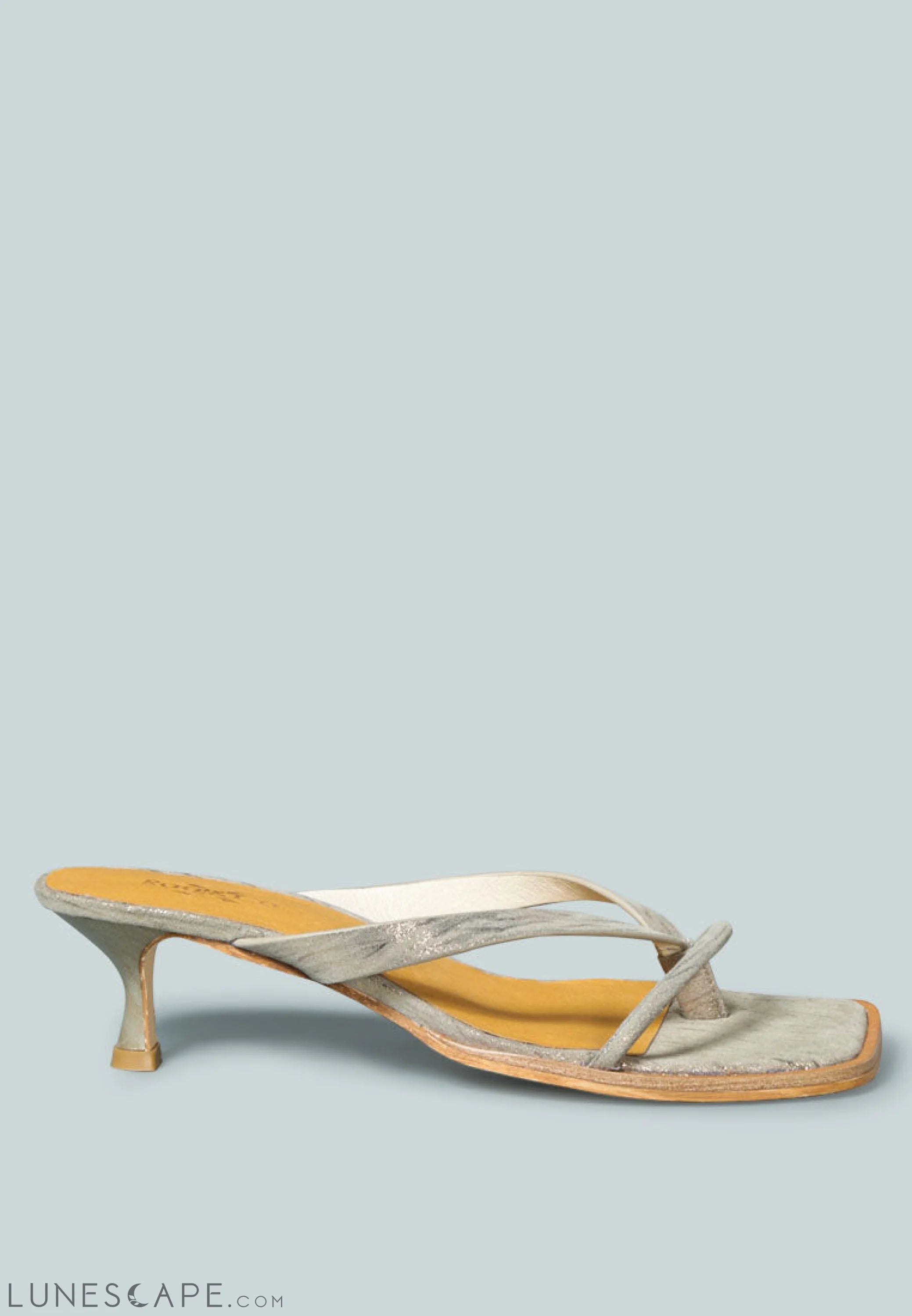 Winslet Heeled Thong Sandal LUNESCAPE