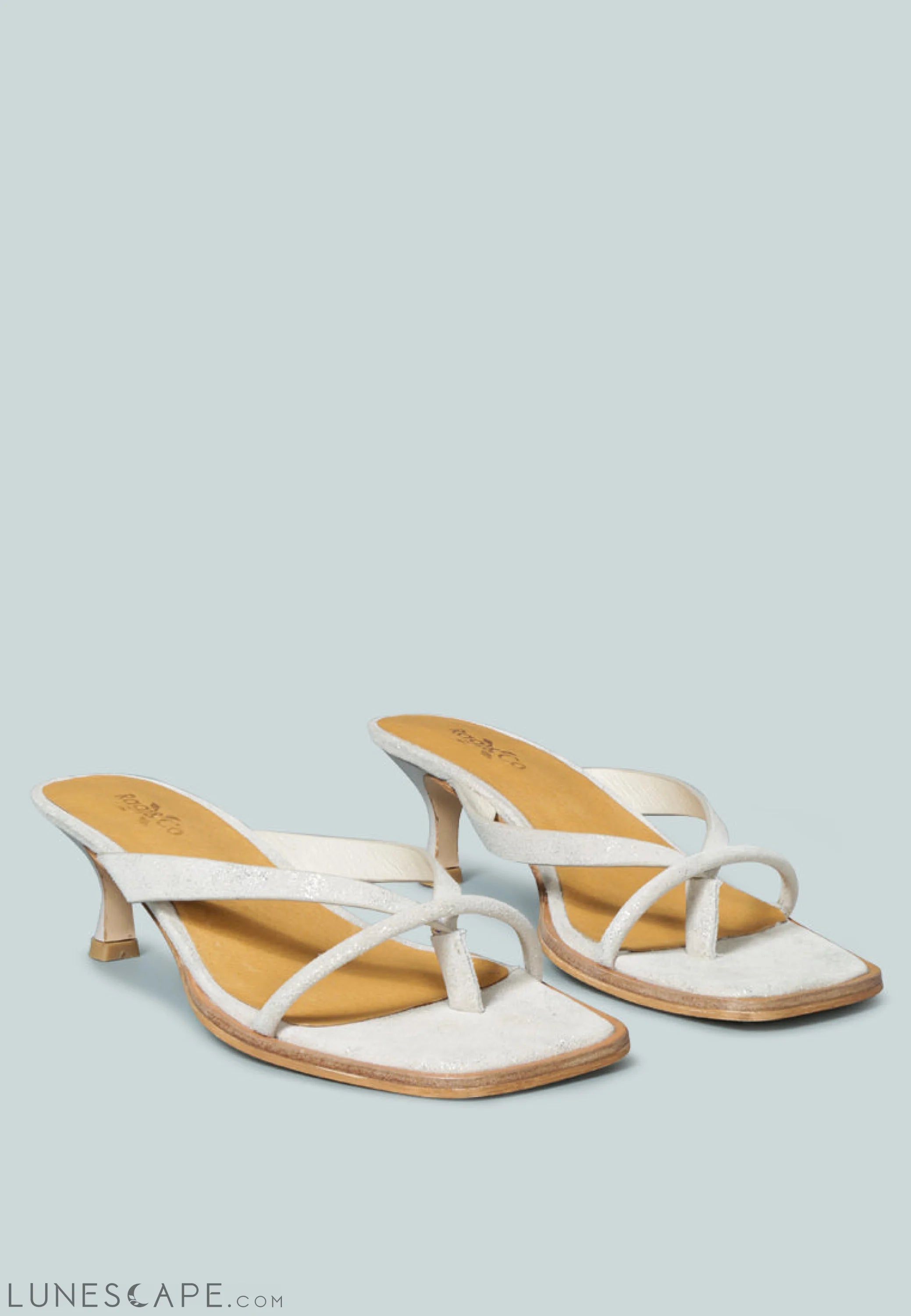 Winslet Heeled Thong Sandal LUNESCAPE