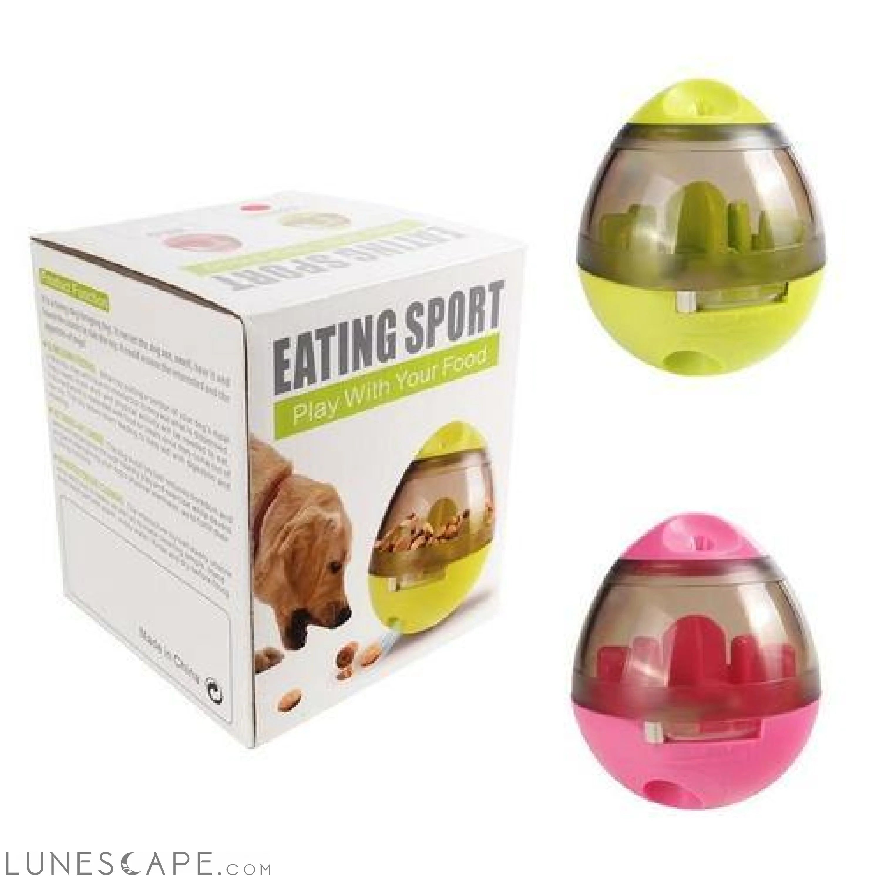 Wobbler Treat Dispensing Dog Toy LUNESCAPE