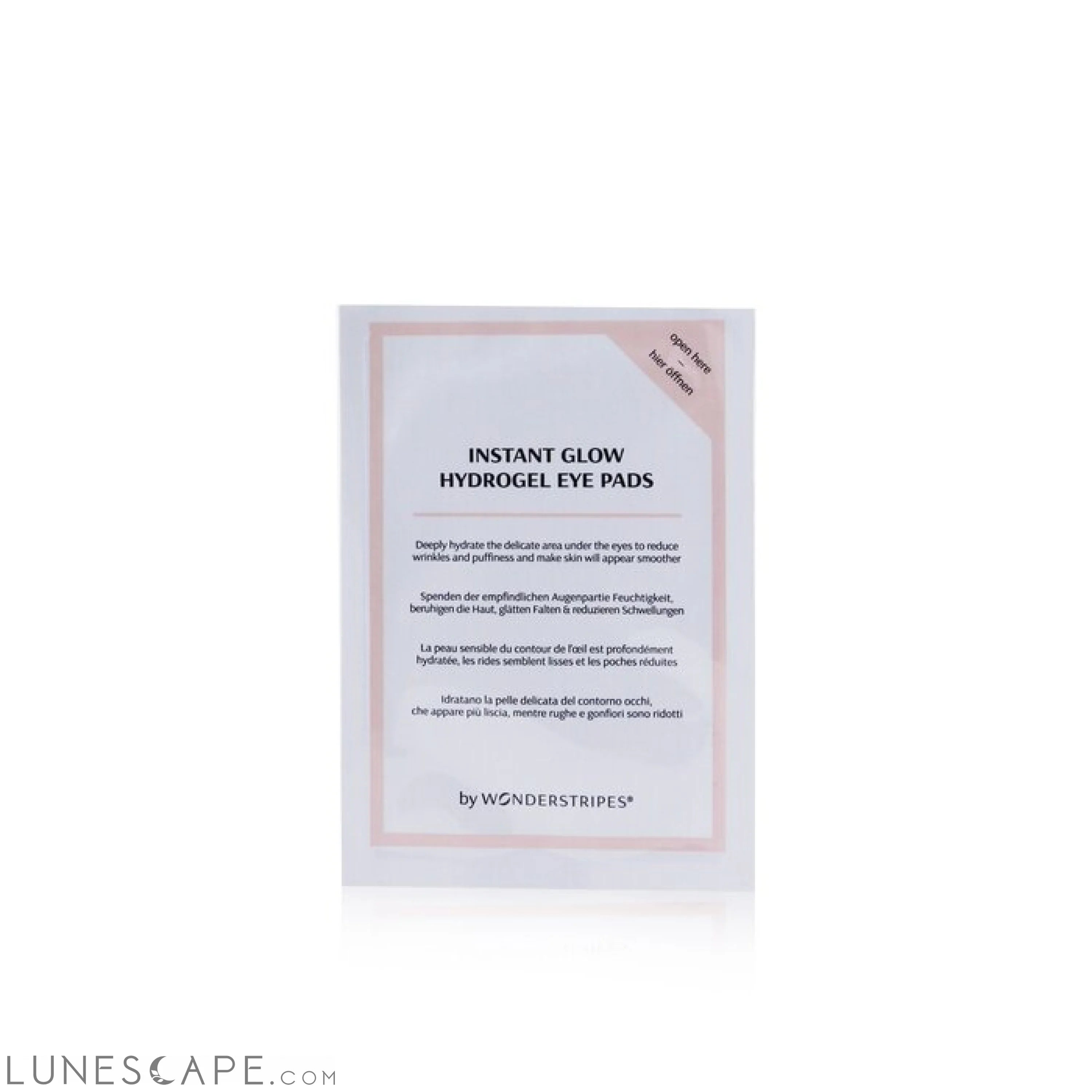 WONDERSTRIPES - Instant Glow Hydrogel Eye Pads LUNESCAPE