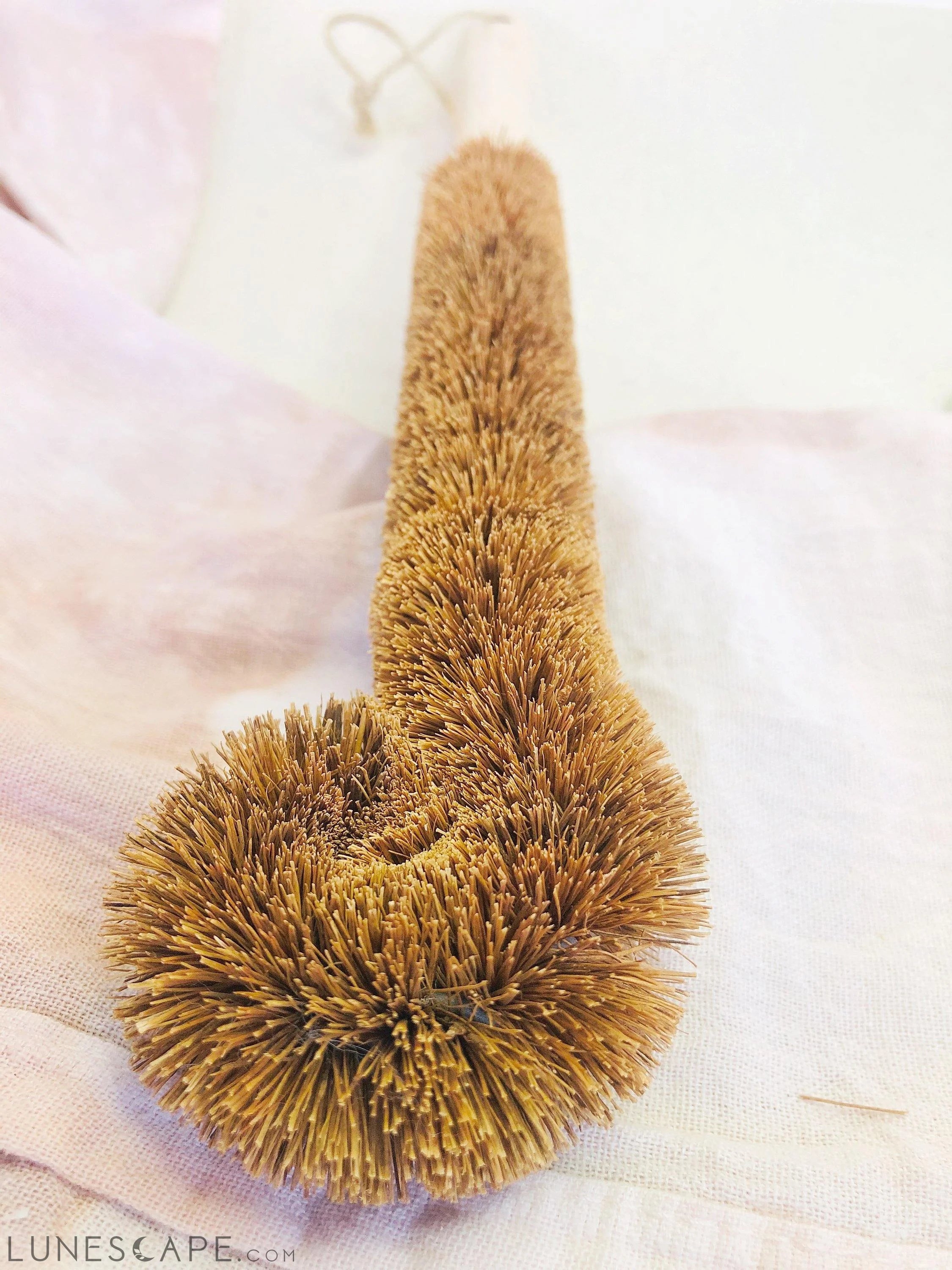 Wooden Baby Bottle Cleaning Brush with Coconut Bristles LUNESCAPE