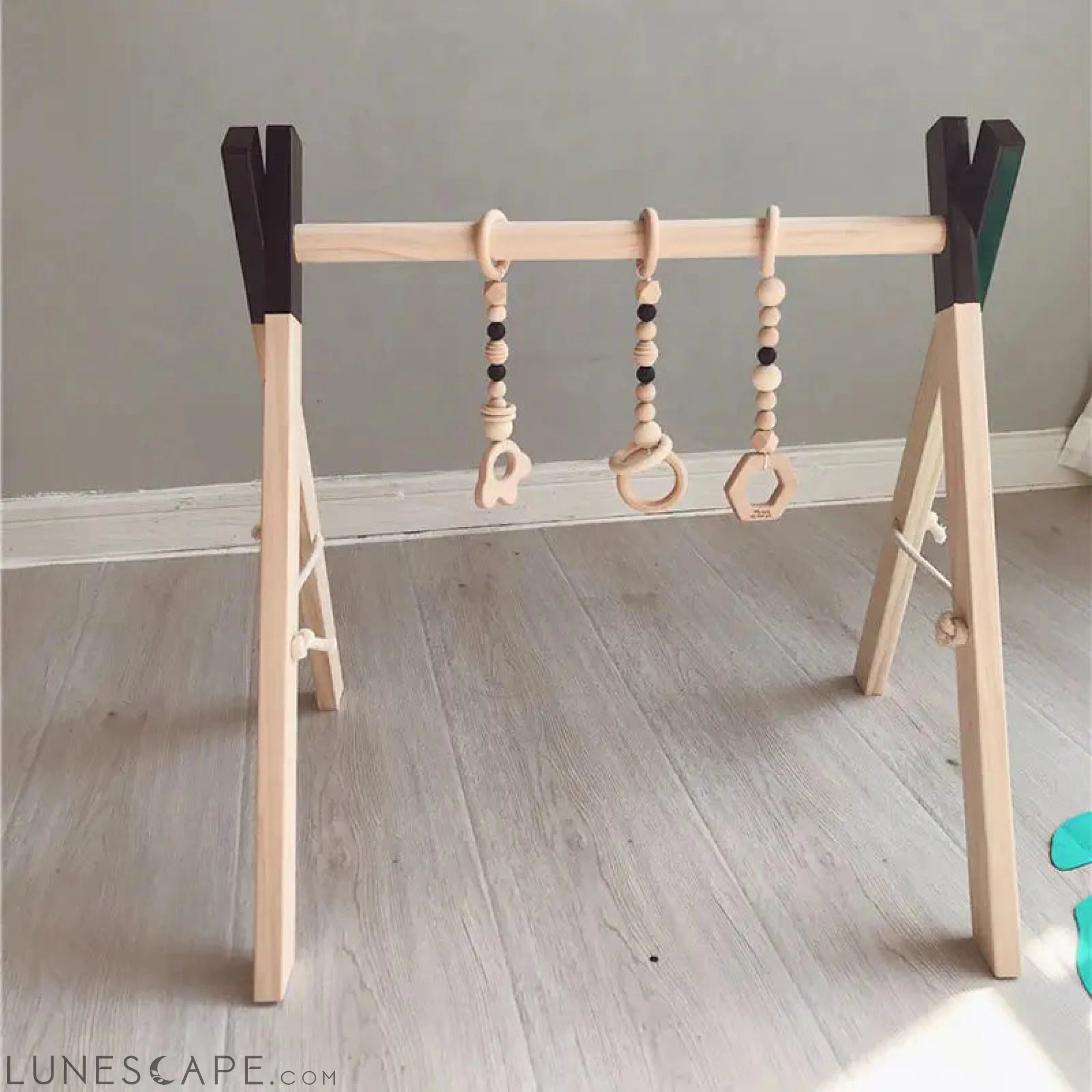 Wooden Baby Gym and Mobile LUNESCAPE