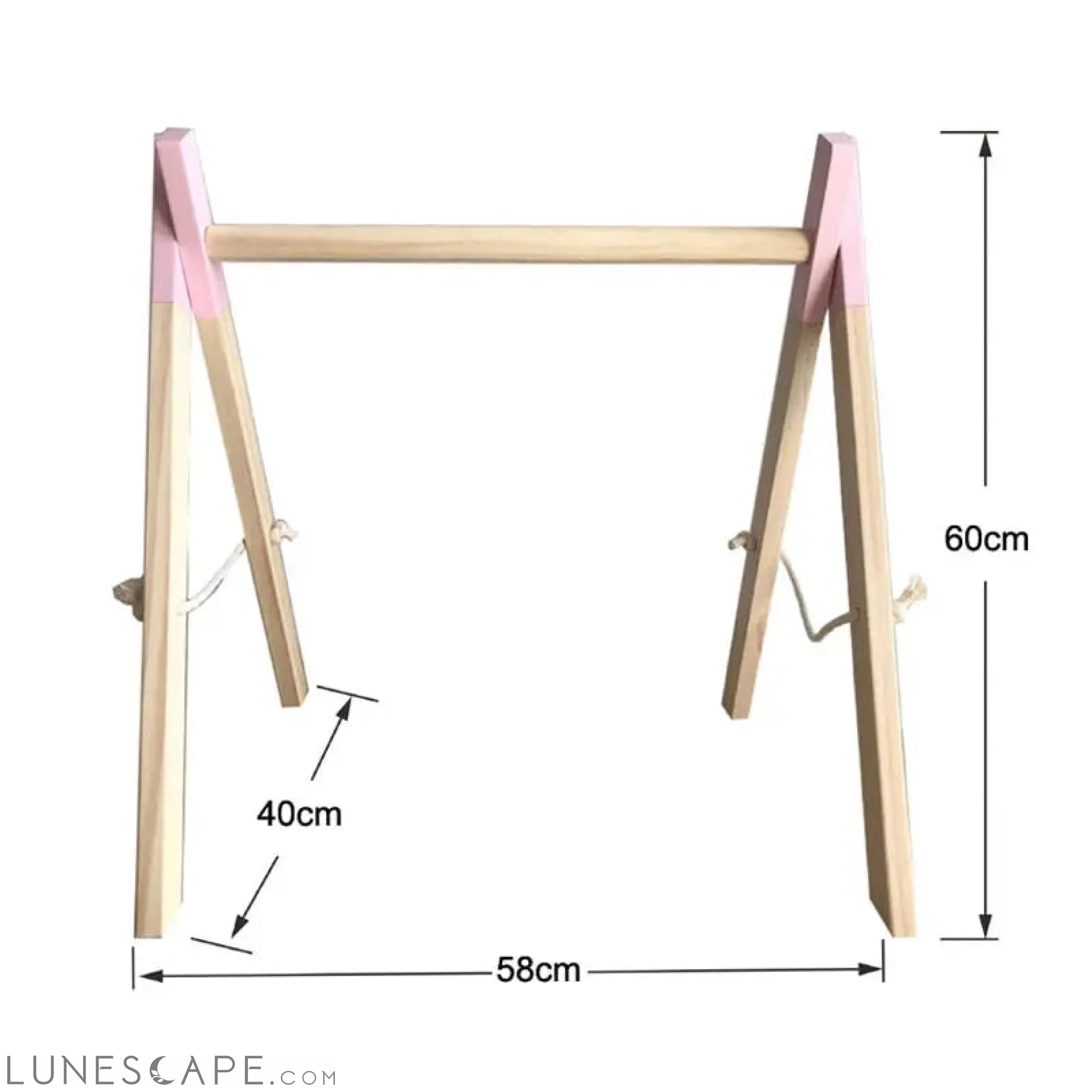 Wooden Baby Gym and Mobile LUNESCAPE