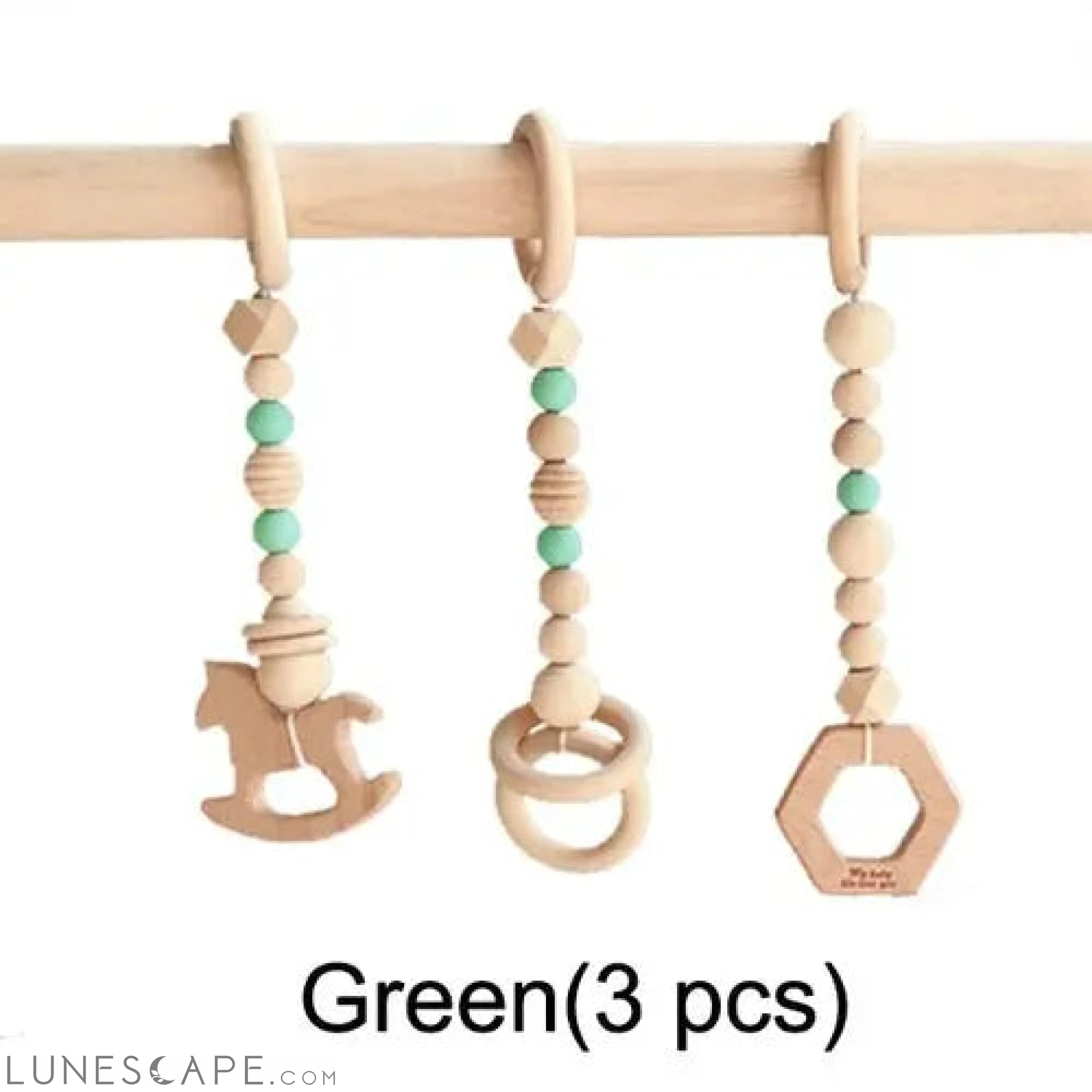 Wooden Baby Gym and Mobile LUNESCAPE