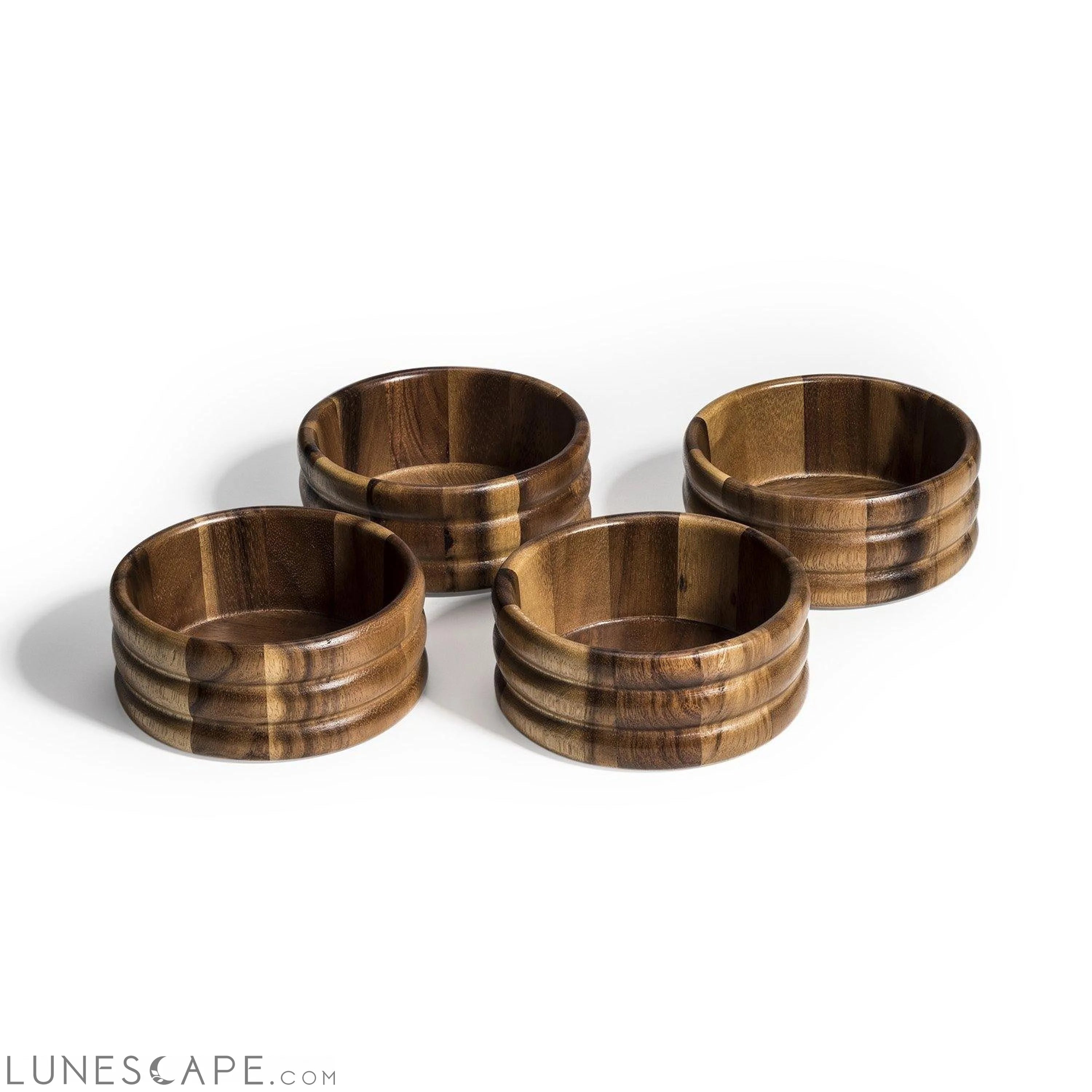 Wooden Bowls - Set of 4 LUNESCAPE