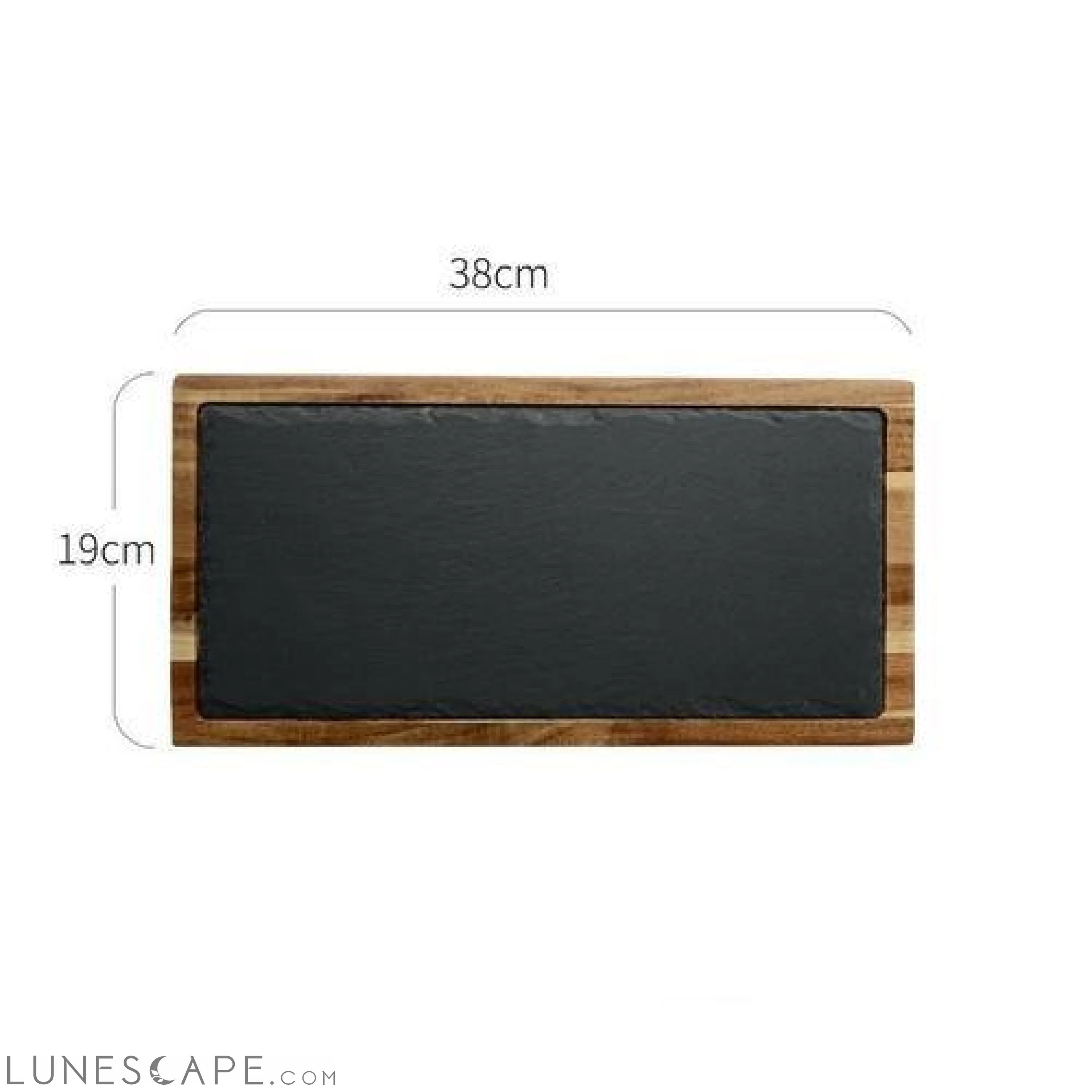 Wooden Pizza Serving Tray LUNESCAPE