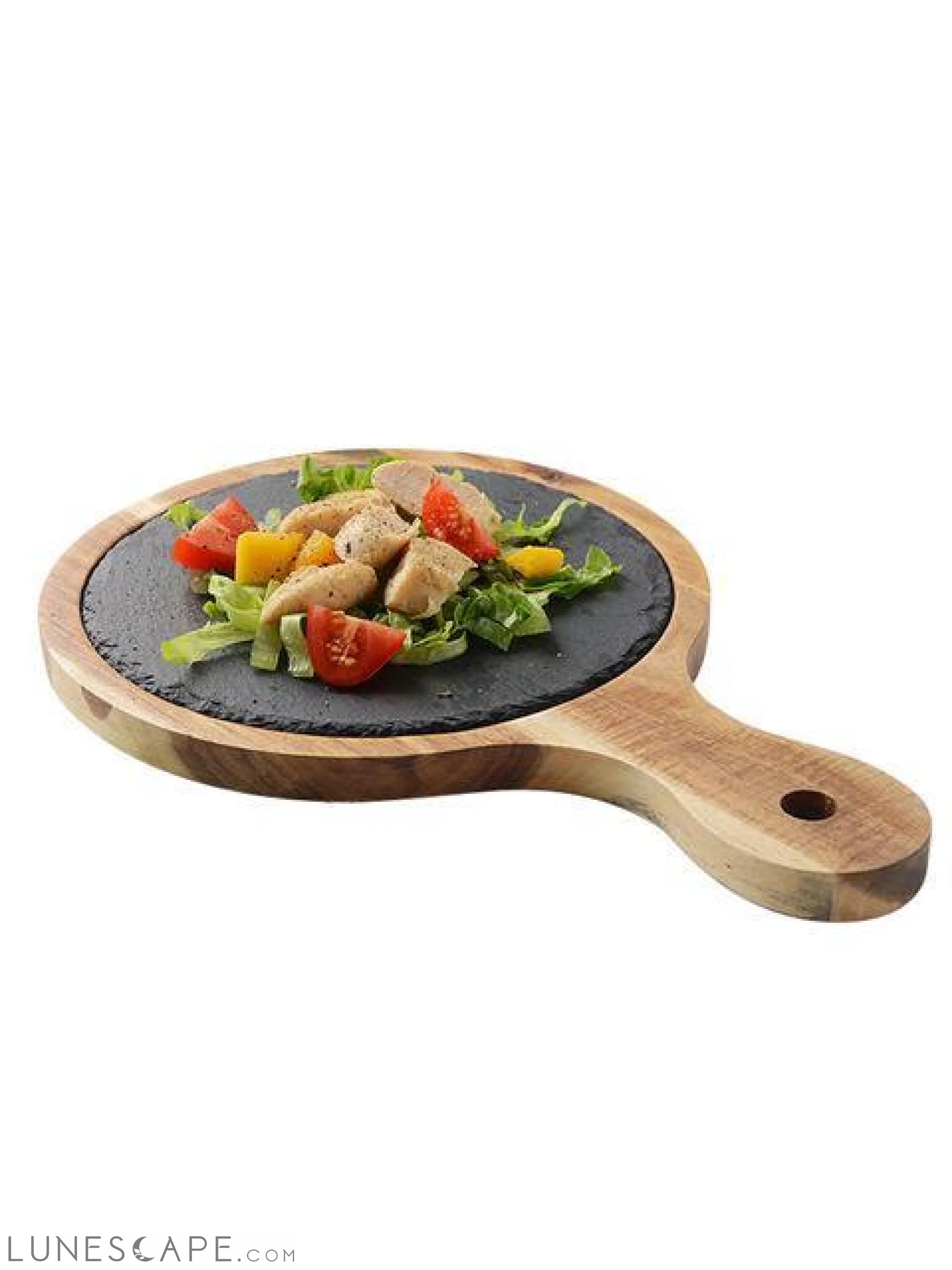 Wooden Pizza Serving Tray LUNESCAPE