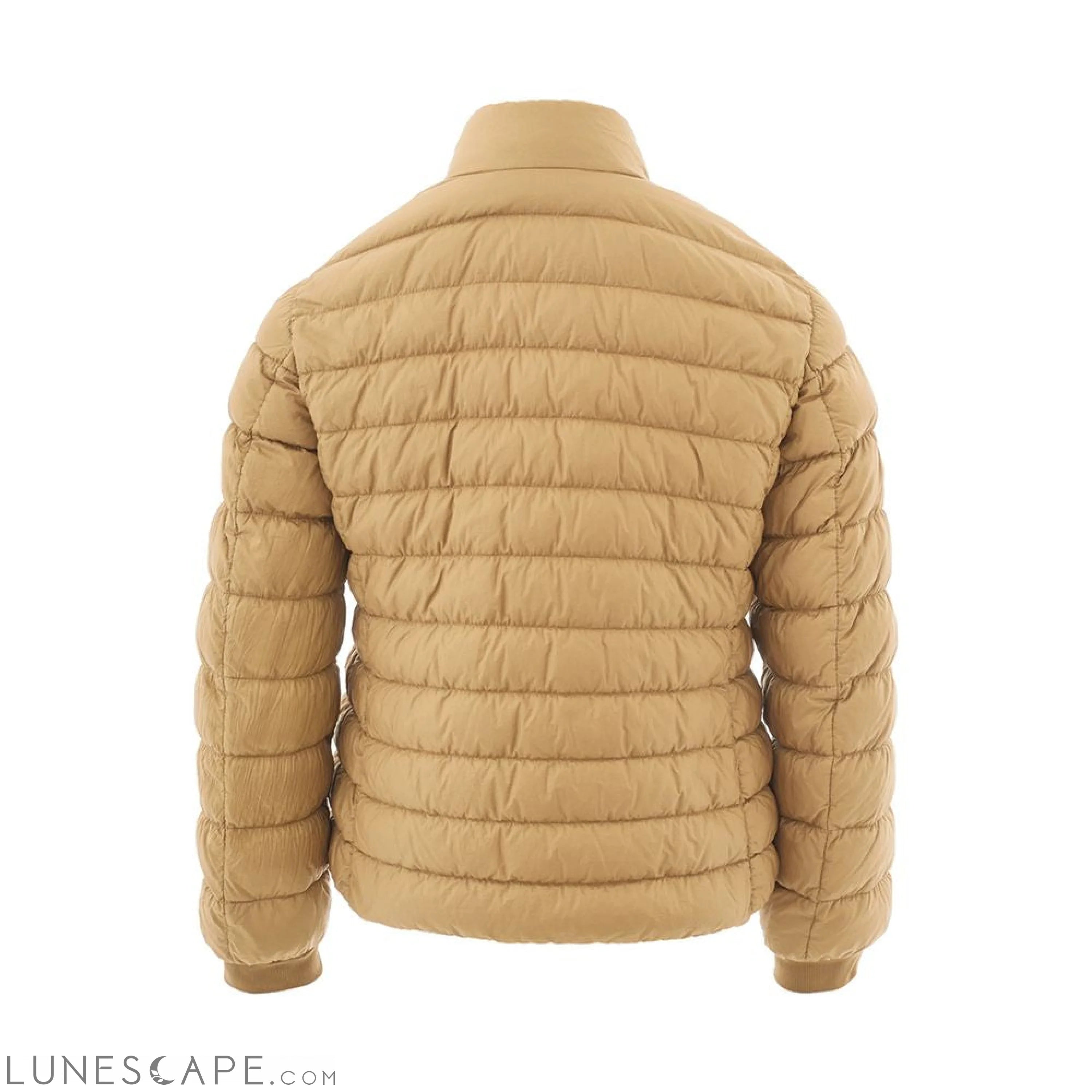 Woolrich Beige Polyamide Chic Winter Coat LUNESCAPE