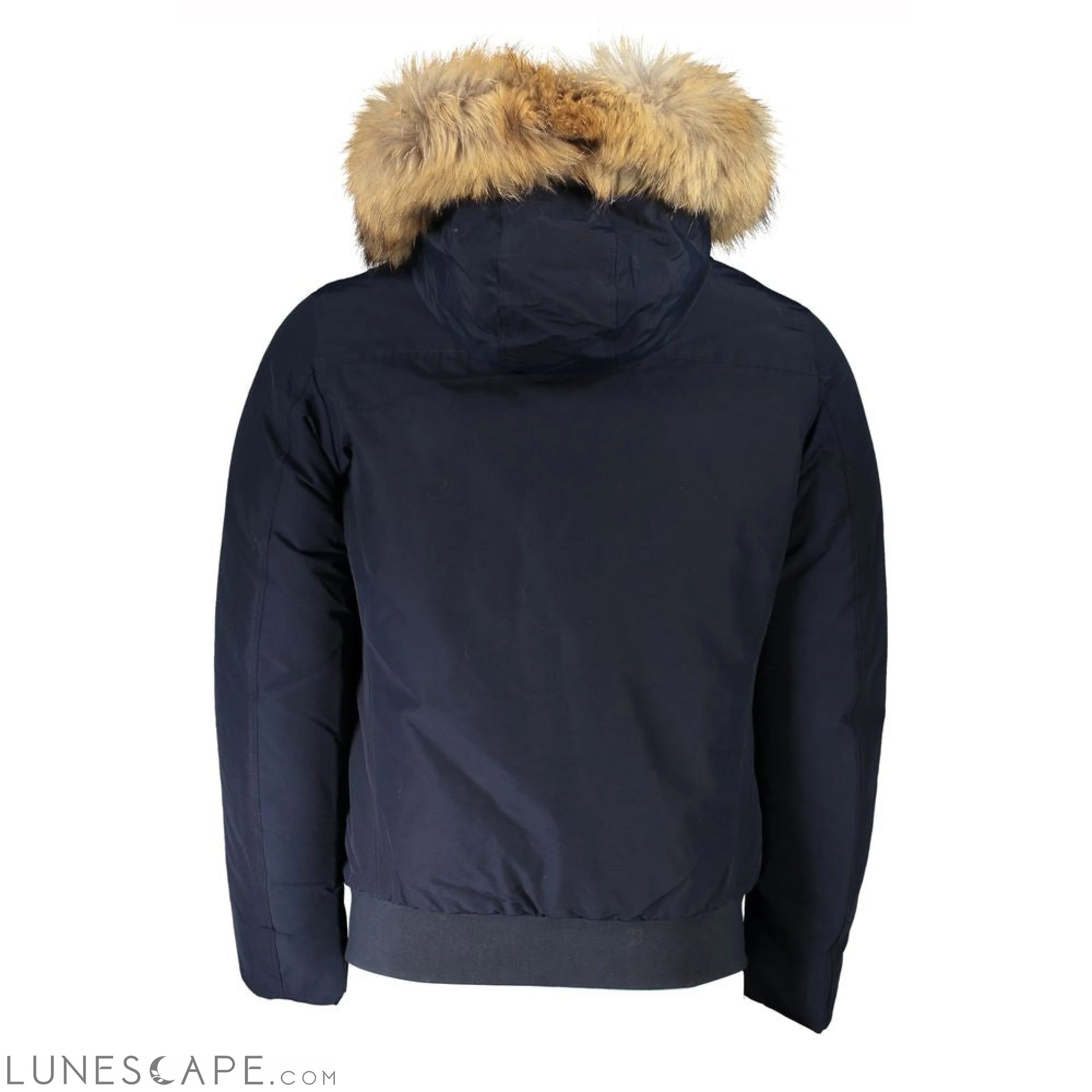 Woolrich Blue Cotton Jacket LUNESCAPE