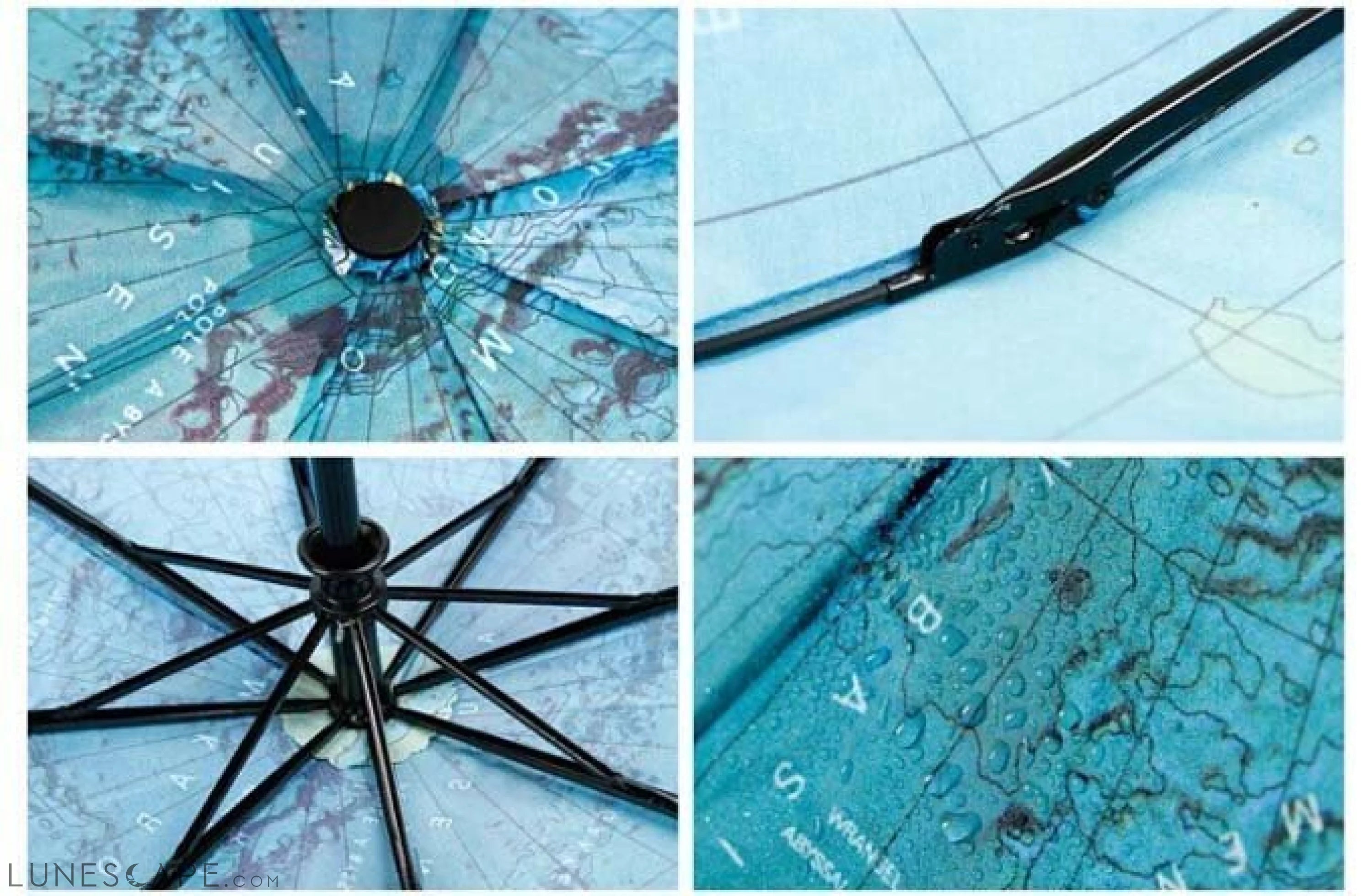 World Map Umbrella LUNESCAPE