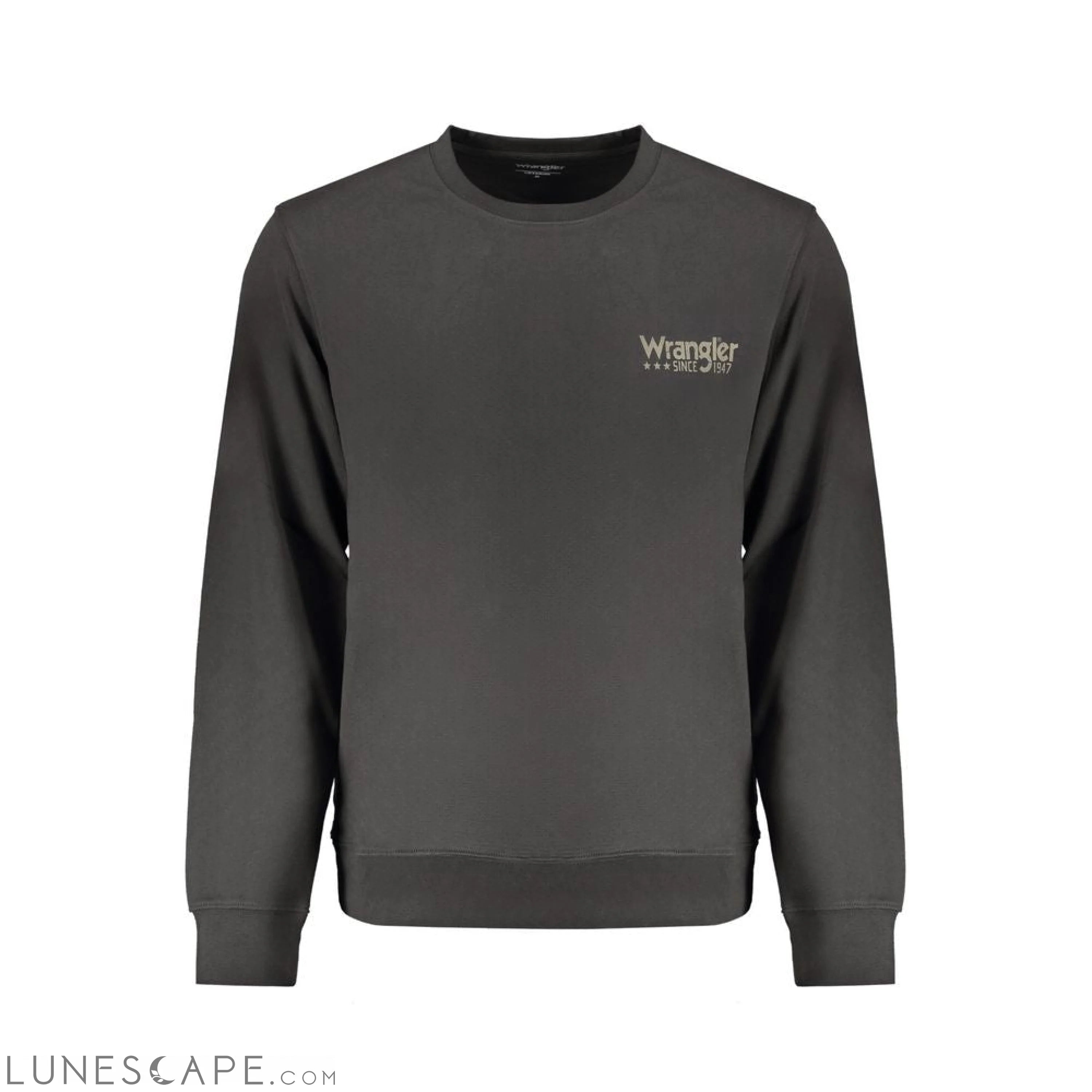 Wrangler Black Cotton Sweater LUNESCAPE