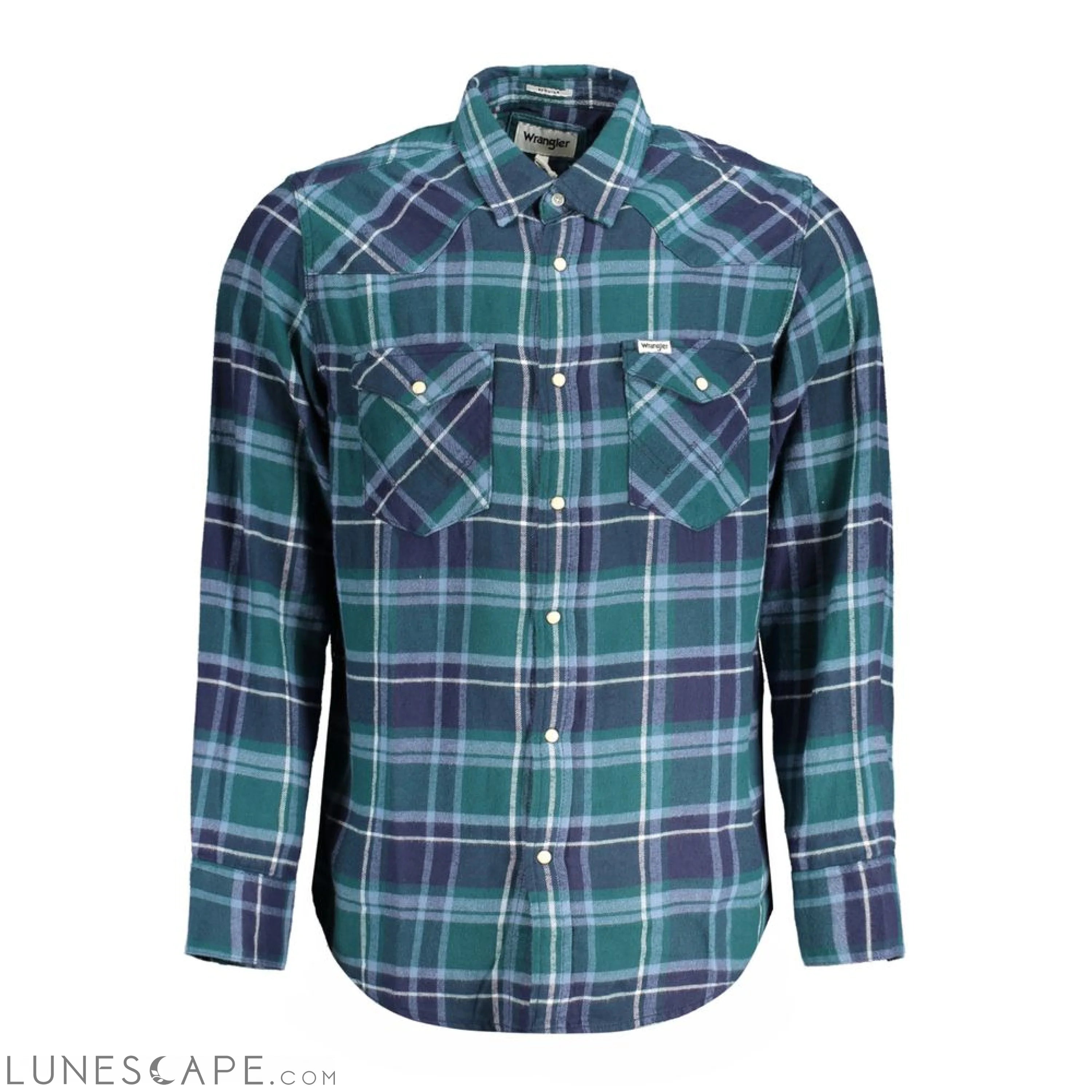 Wrangler Green Cotton Shirt LUNESCAPE