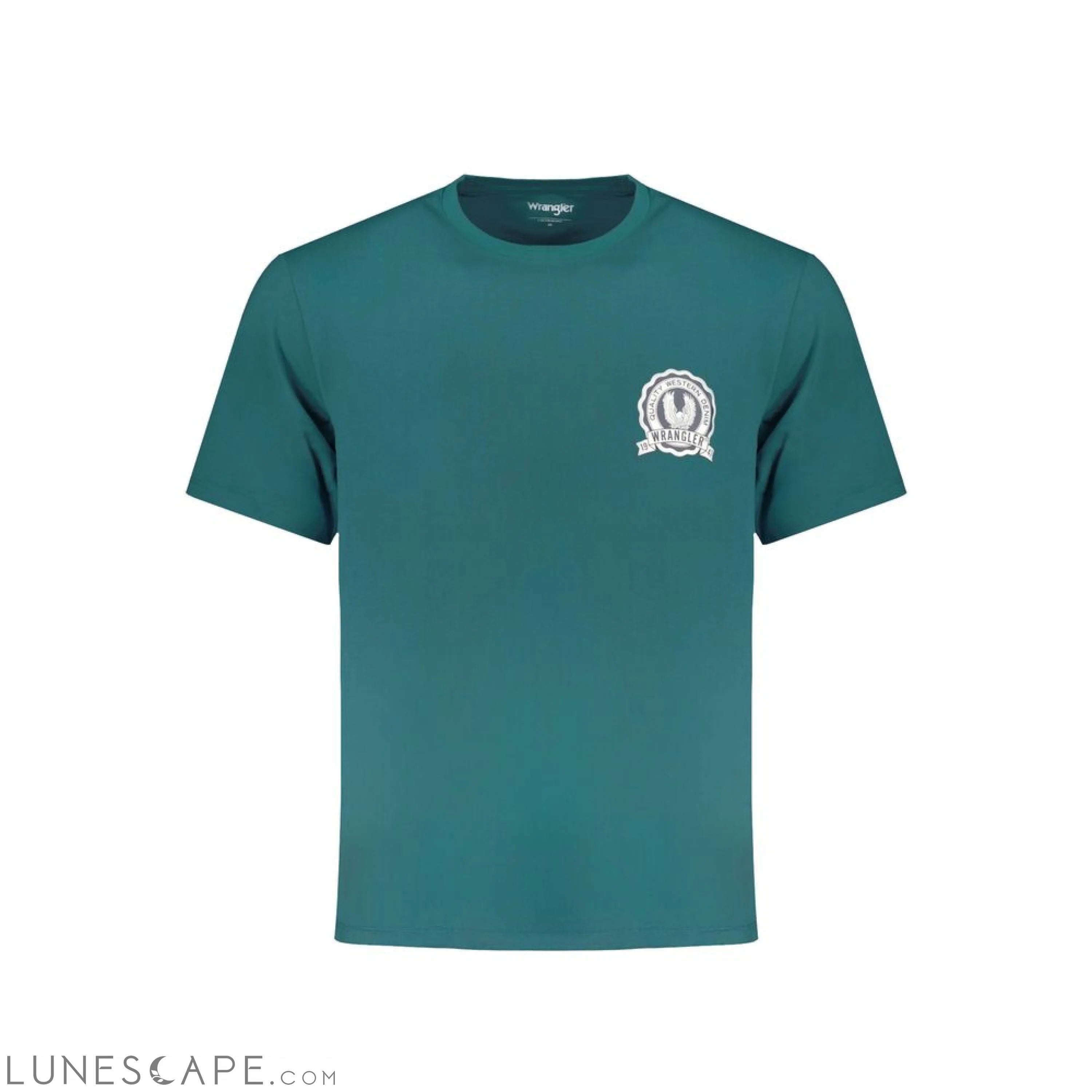 Wrangler Green Cotton T-Shirt LUNESCAPE