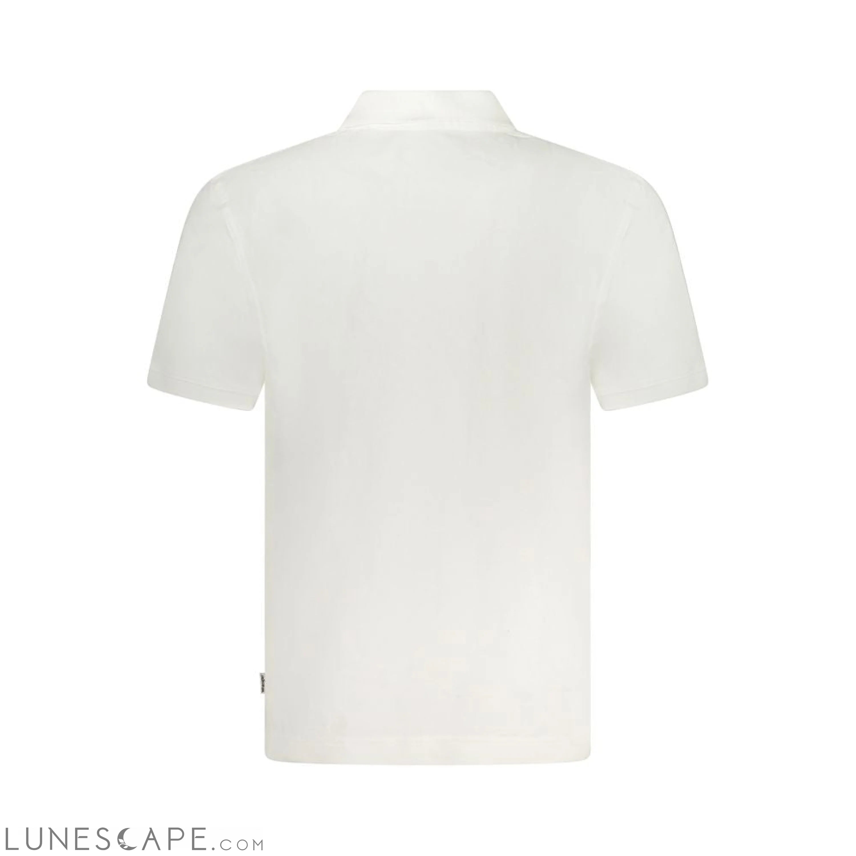 Wrangler White Cotton Polo Shirt LUNESCAPE