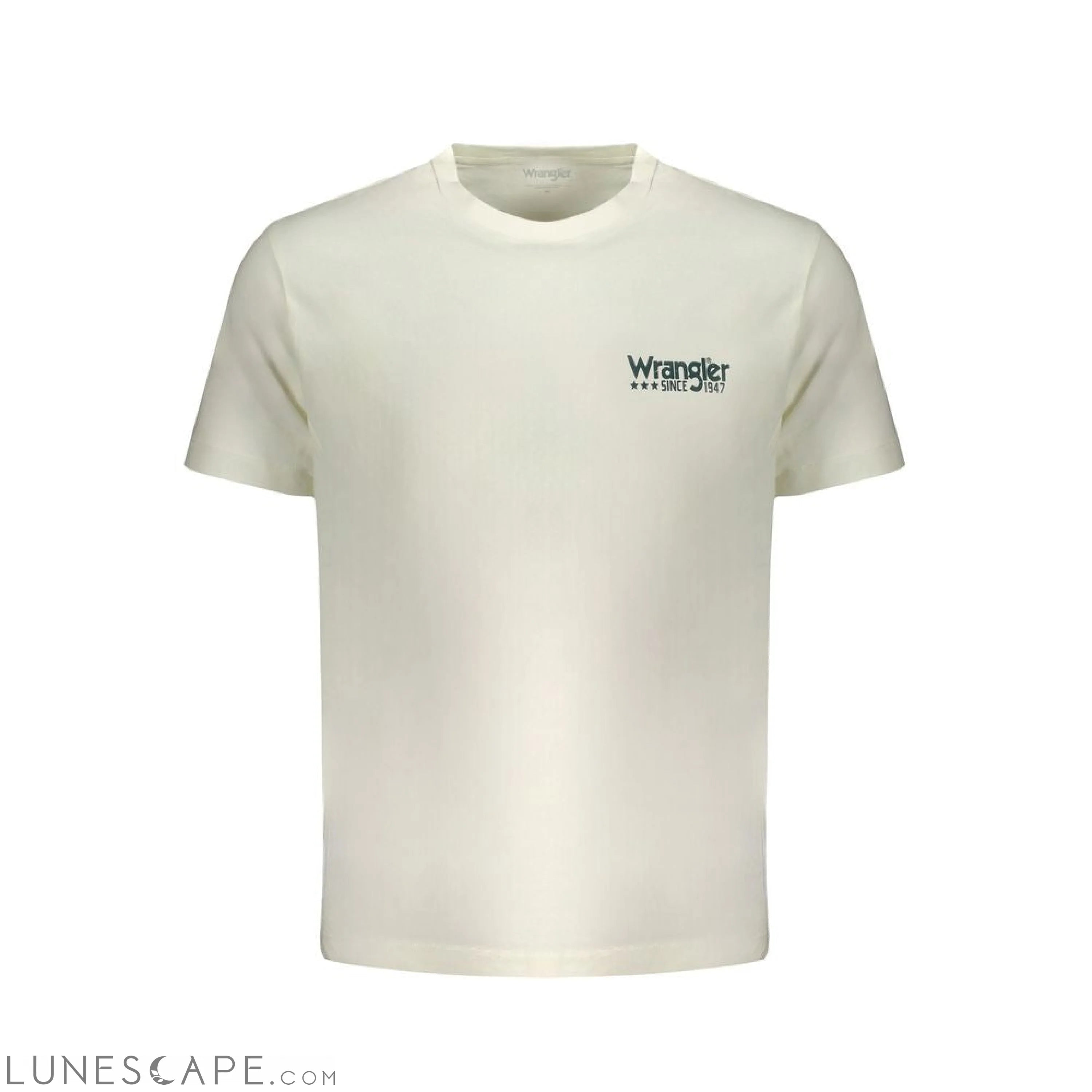 Wrangler White Cotton T-Shirt LUNESCAPE