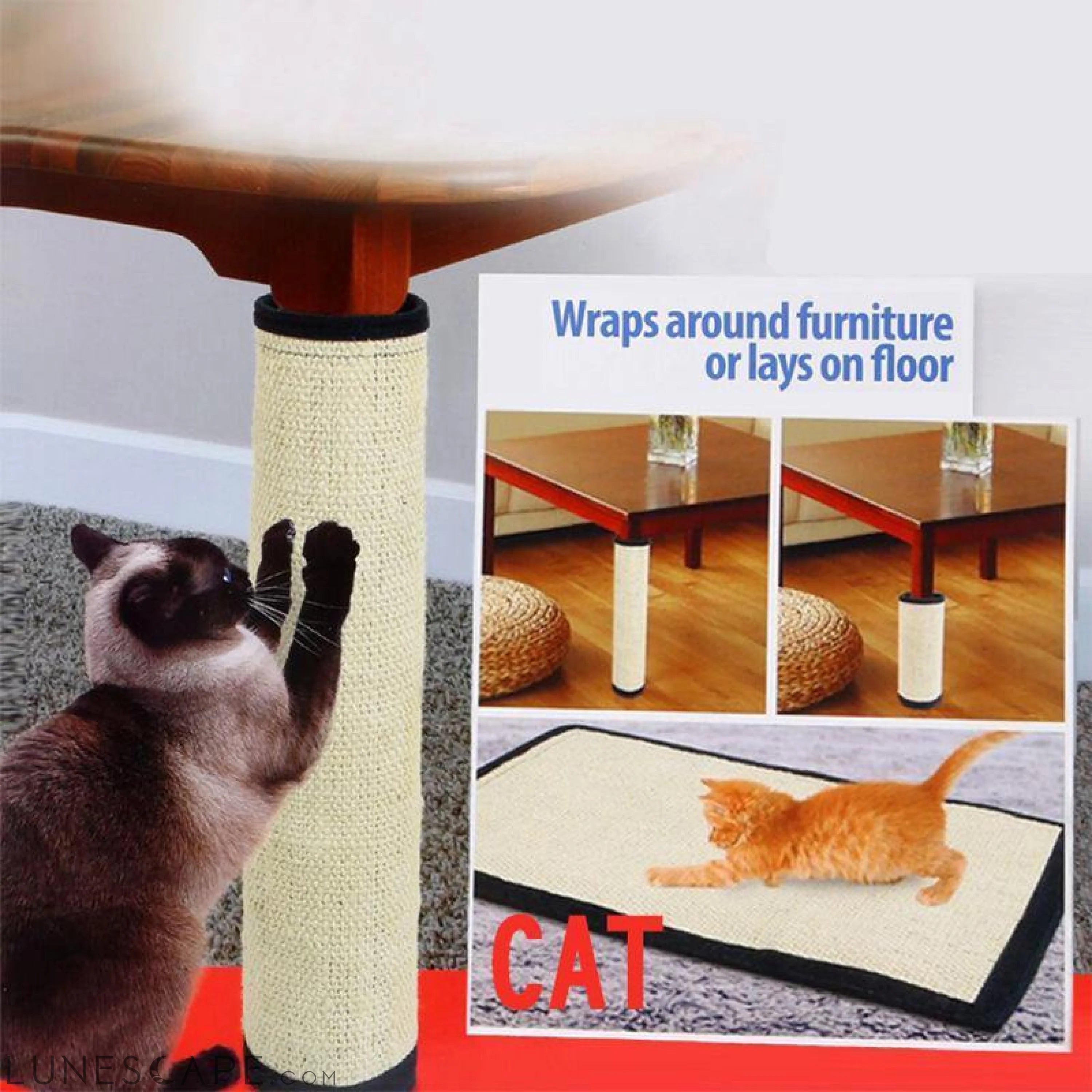 Wraparound Scratch Roll for Cats LUNESCAPE