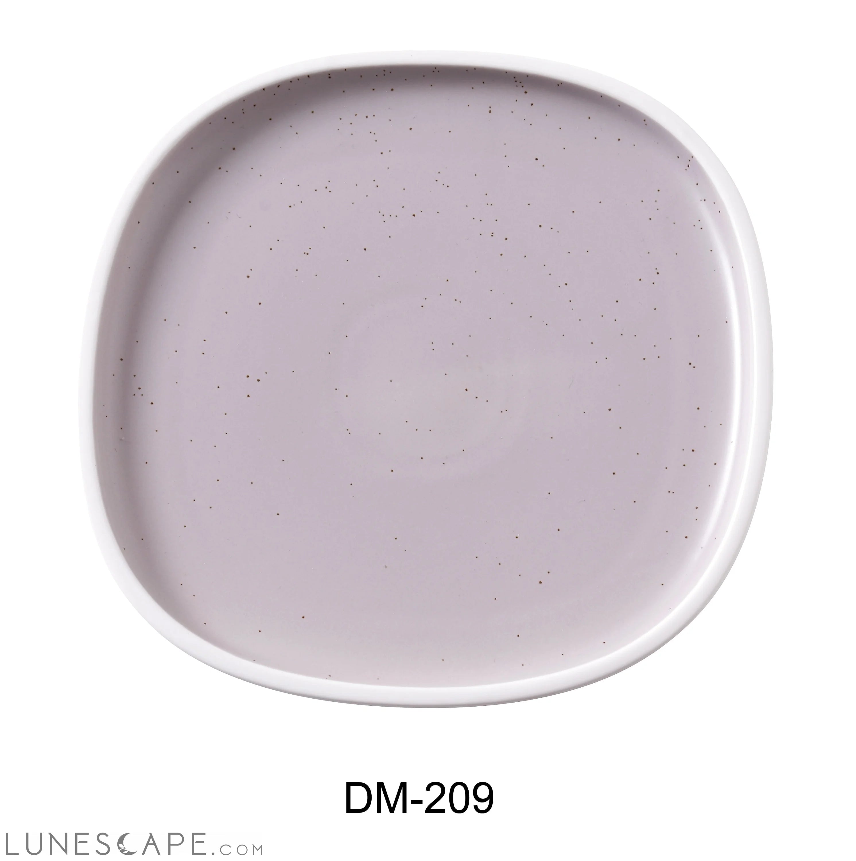 Yanco DM-209 Denmark 9 1/4" X 3/4" SQUARE PLATE WITH UPRIGHT RIM LUNESCAPE