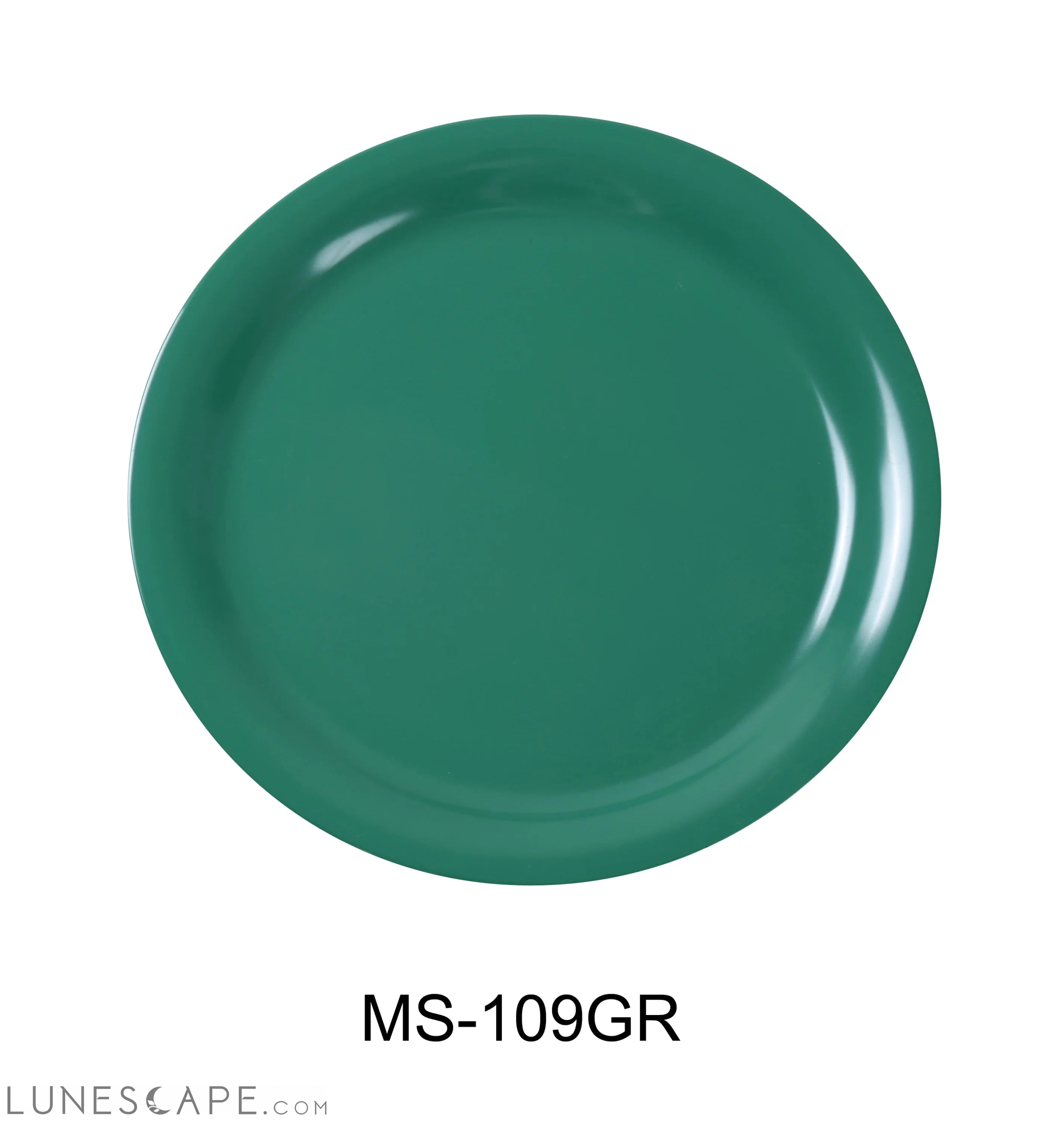 Yanco MS-109GR Mile Stone Narrow Rim Round Plate LUNESCAPE