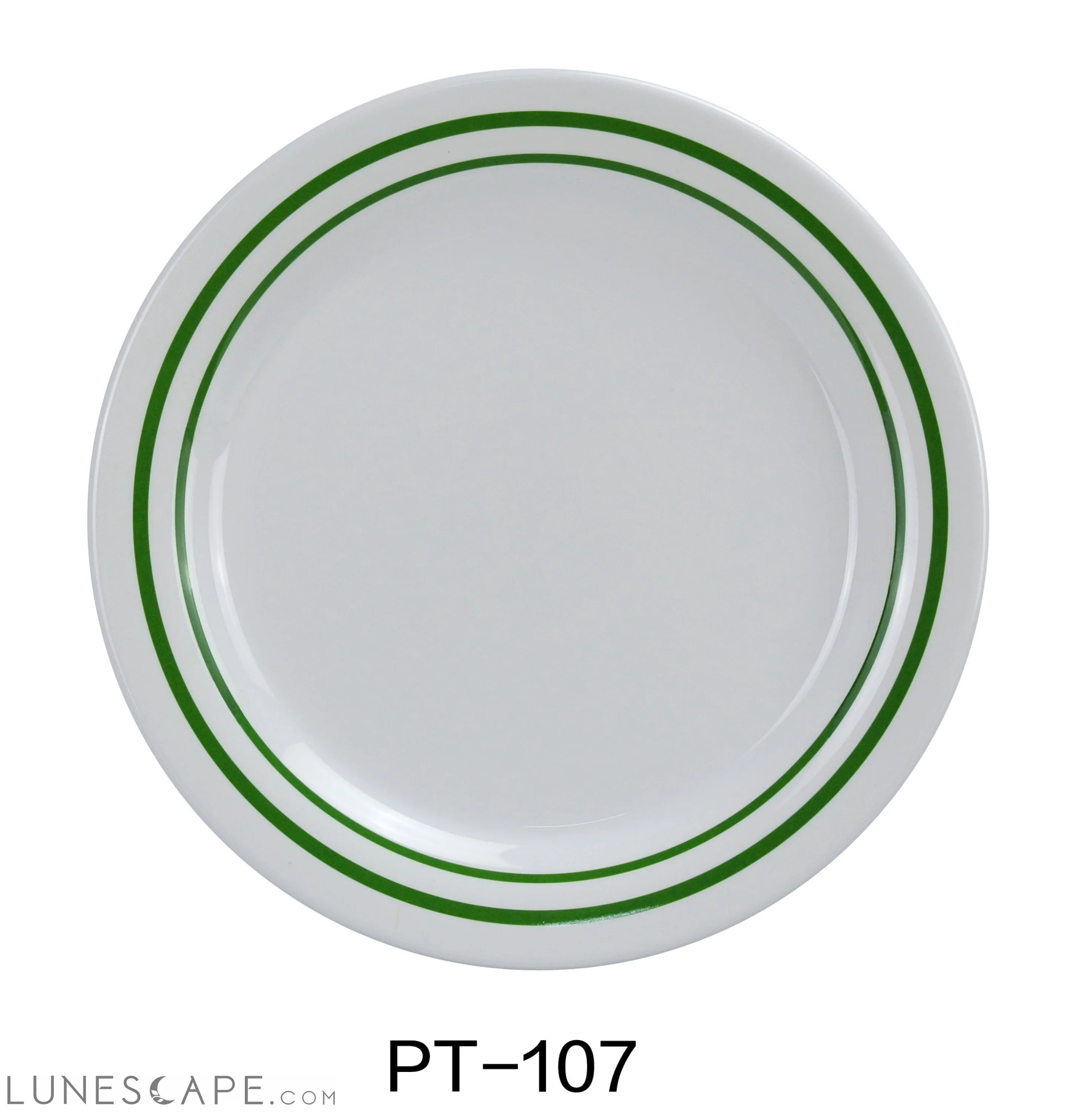 Yanco PT-107 Pine Tree Round Dinner Plate LUNESCAPE