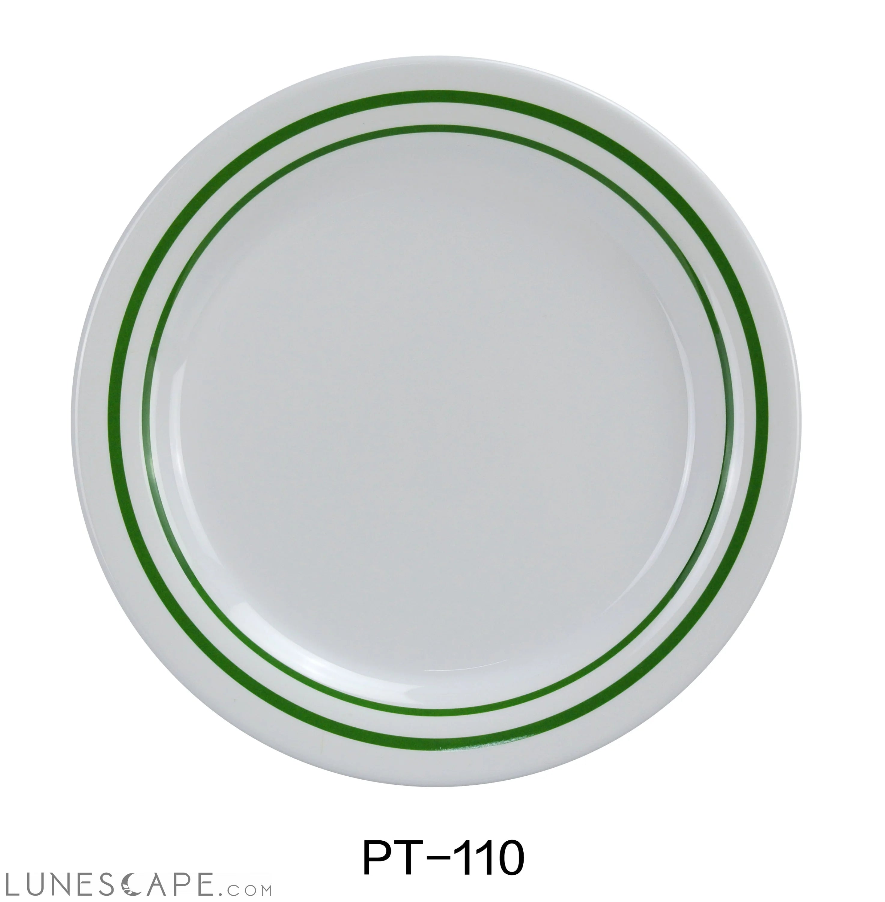 Yanco PT-110 Pine Tree Round Dinner Plate LUNESCAPE