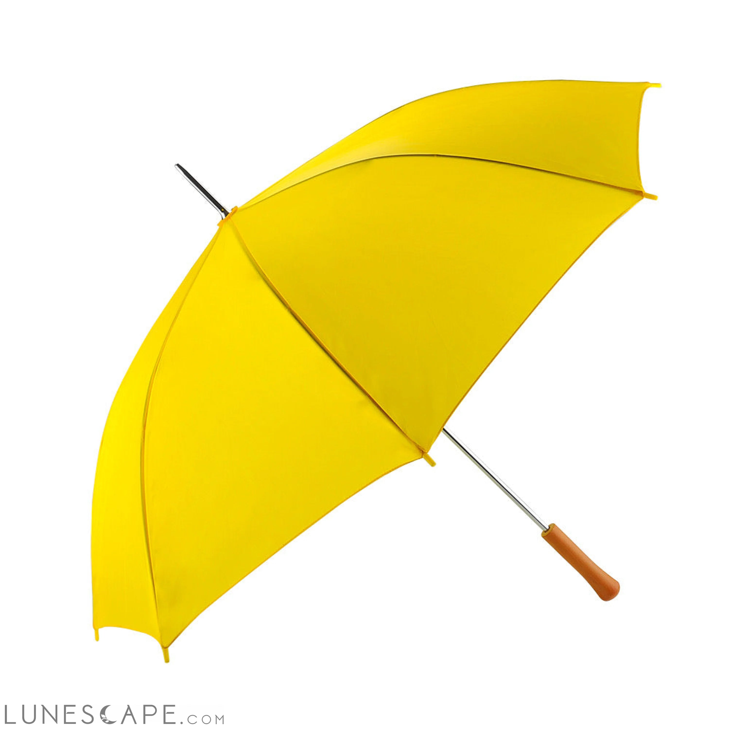 Yellow 48 Inch Auto Open Umbrella LUNESCAPE