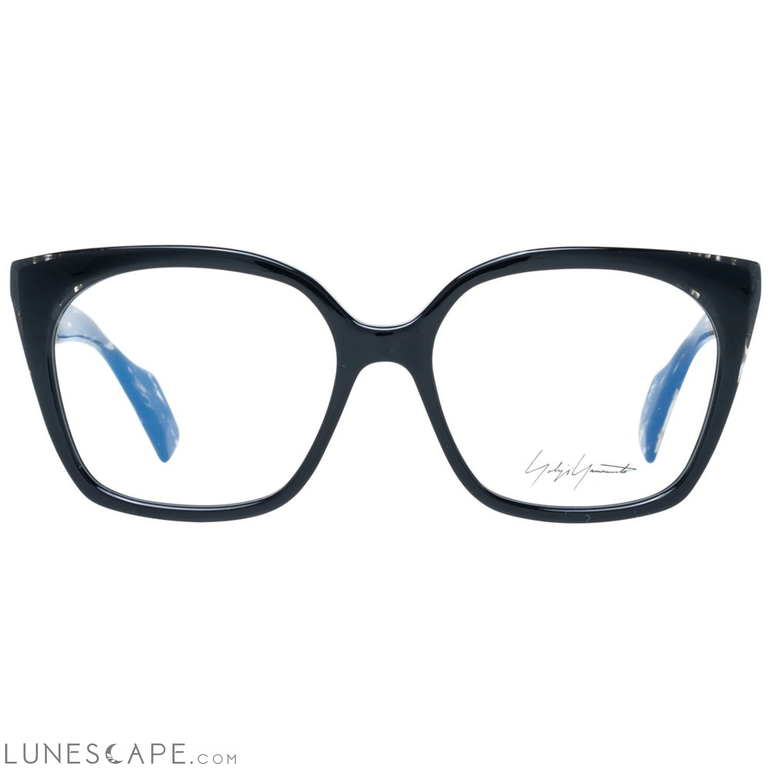 Yohji Yamamoto Black Women Optical Frames LUNESCAPE