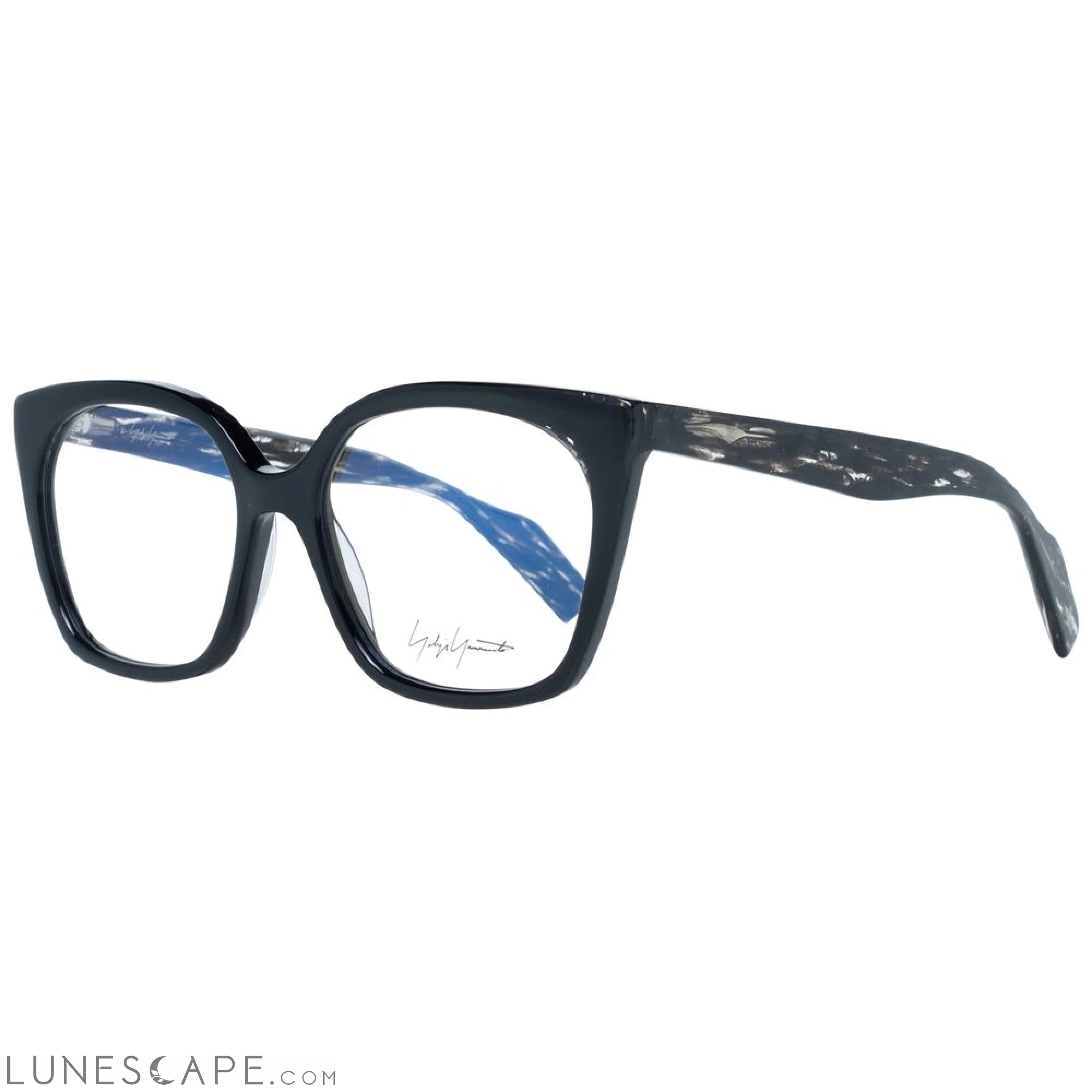 Yohji Yamamoto Black Women Optical Frames LUNESCAPE